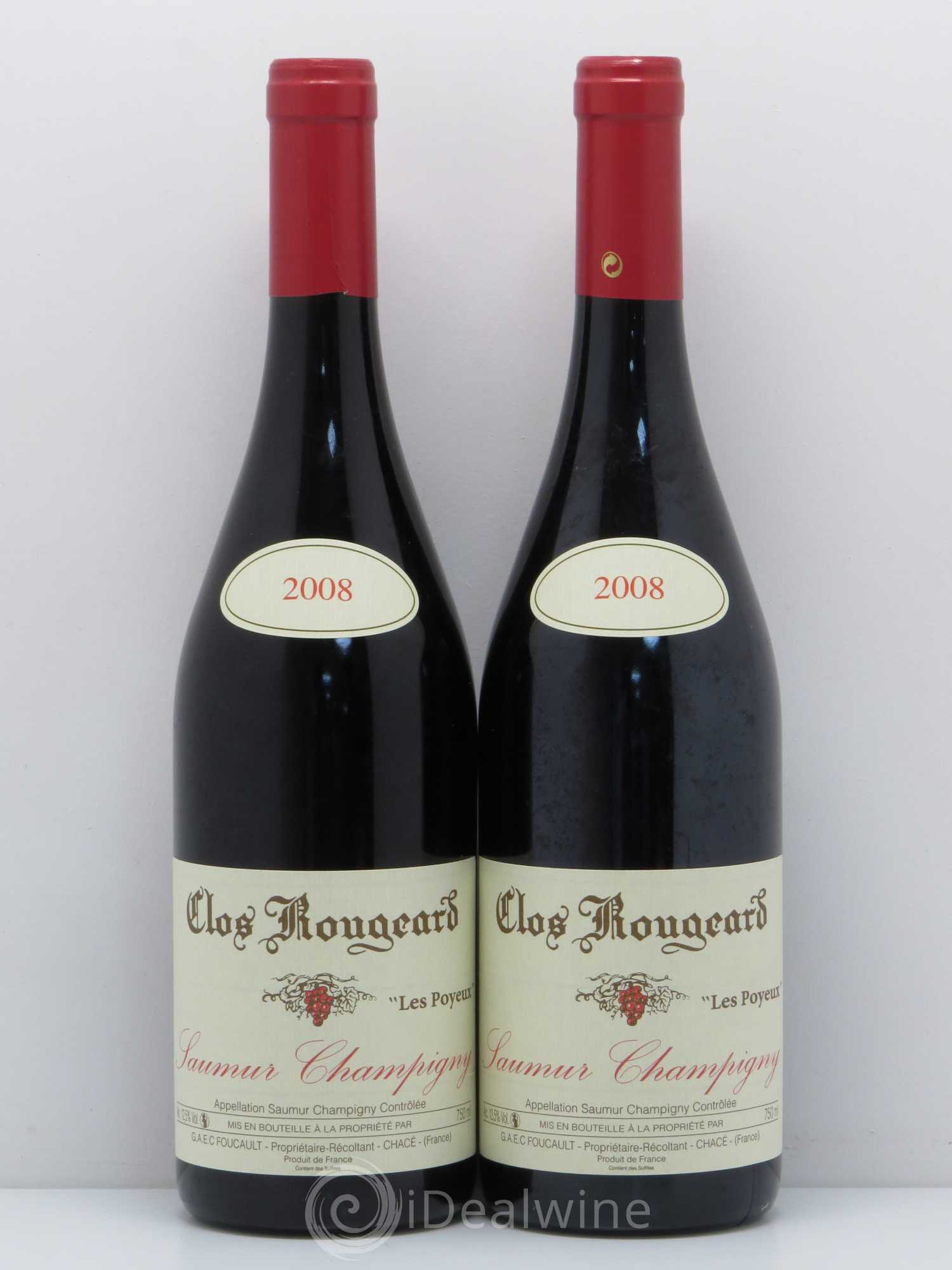 Saumur-Champigny Les Poyeux Clos Rougeard 2008 - Lot de 2 bouteilles - 0
