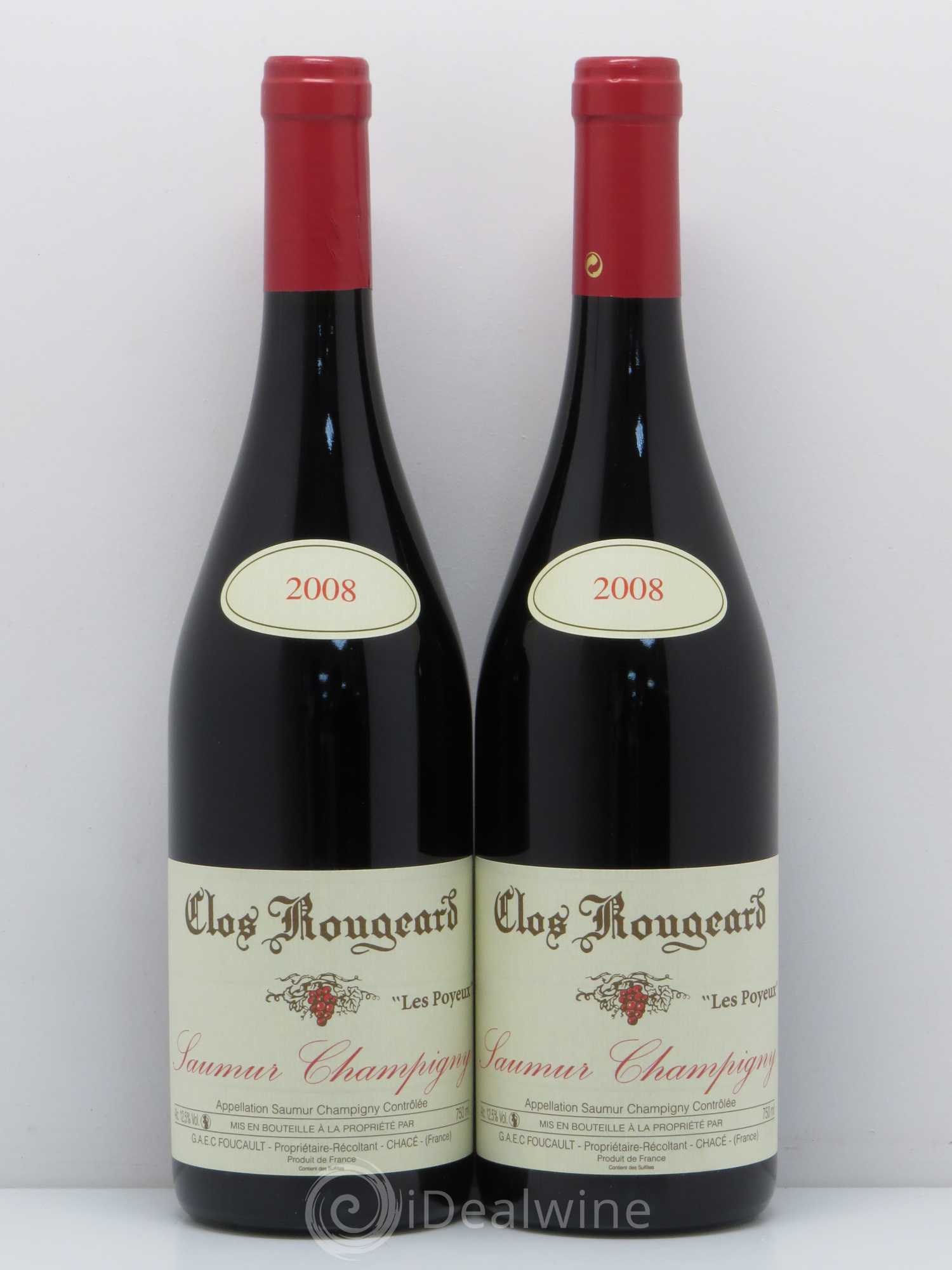 Saumur-Champigny Les Poyeux Clos Rougeard 2008 - Lot de 2 bouteilles - 0
