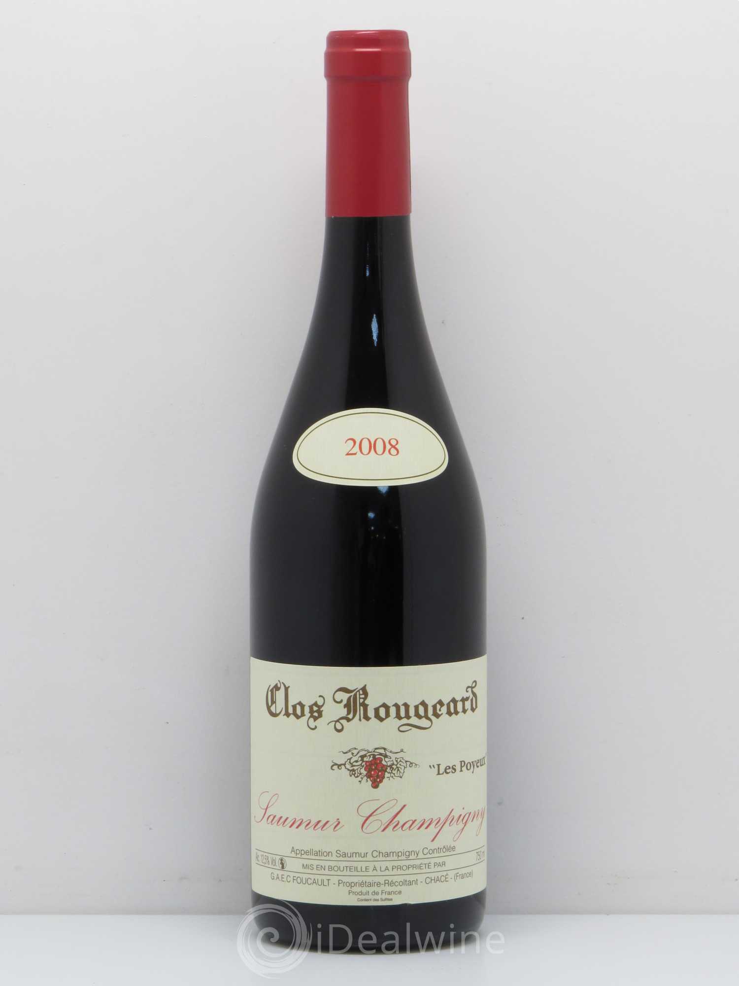 Saumur-Champigny Les Poyeux Clos Rougeard 2008 - Lot de 1 bouteille - 0
