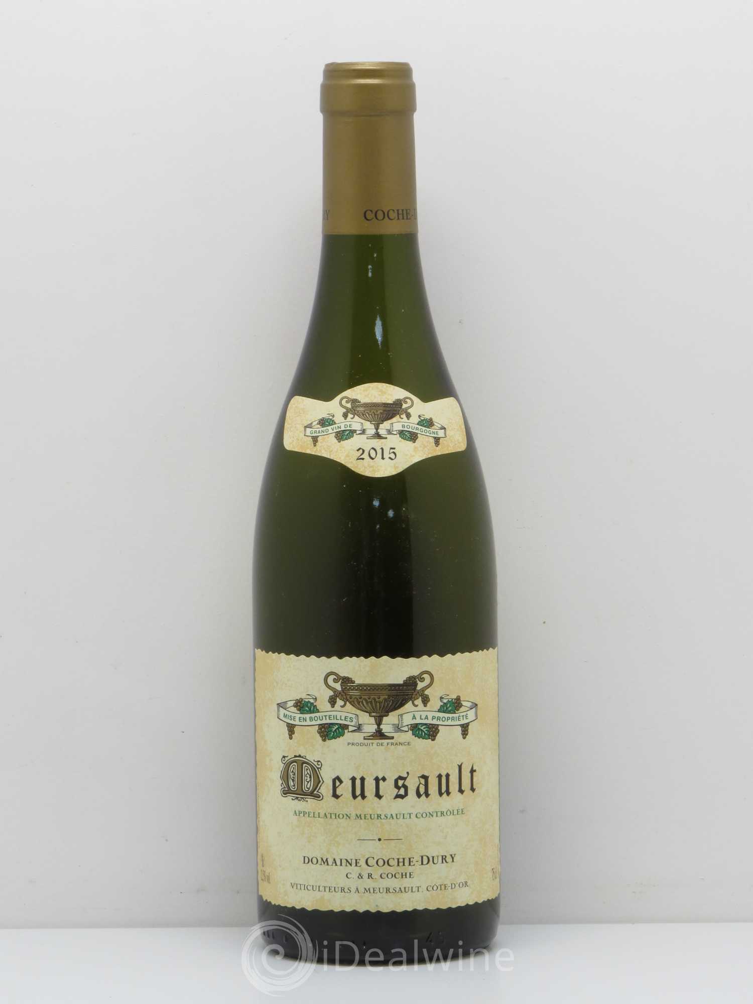 Meursault Coche Dury (Domaine) 2015 - Lot de 1 bouteille - 0