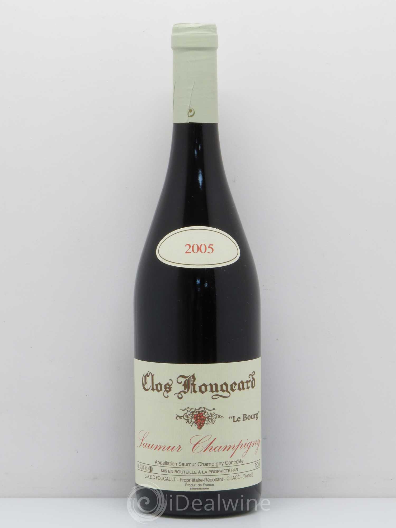 Saumur-Champigny Le Bourg Clos Rougeard 2005 - Lot de 1 bouteille - 0
