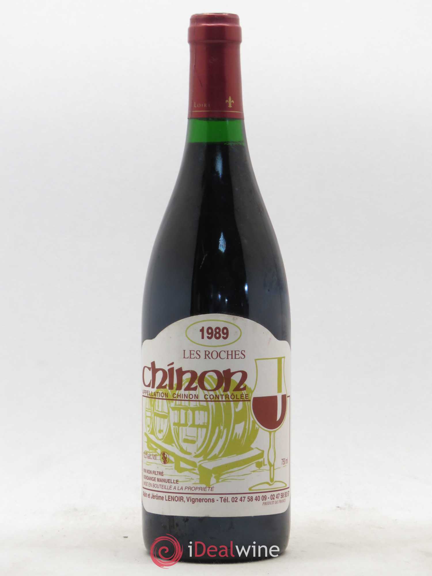 Chinon Les Roches Lenoir (Domaine) 1989 - Lot de 1 bouteille - 0