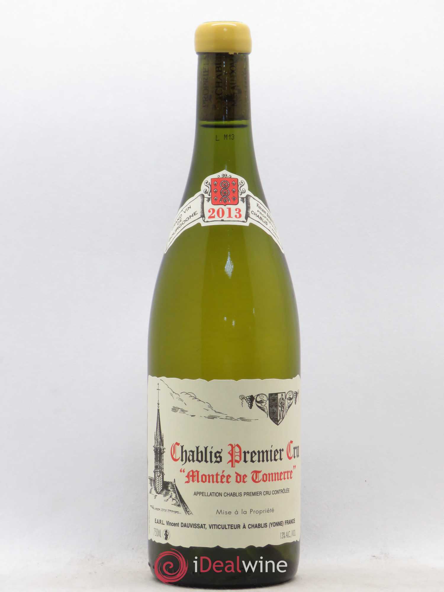 Chablis 1er Cru Montée de Tonnerre Vincent Dauvissat 2013 - Posten von 1 Flasche - 0