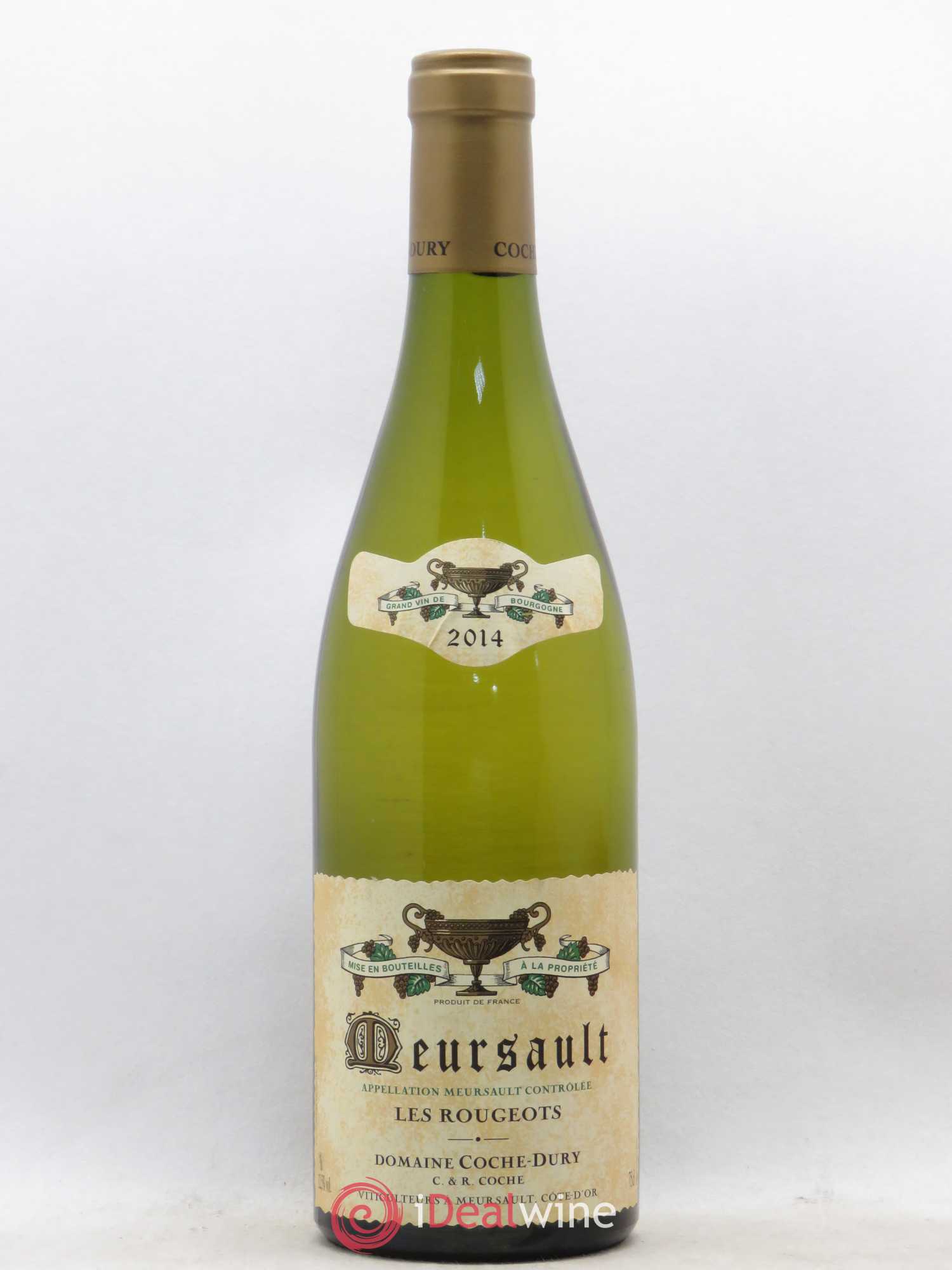 Meursault Les Rougeots Coche Dury (Domaine) 2014 - Lot de 1 bouteille - 0