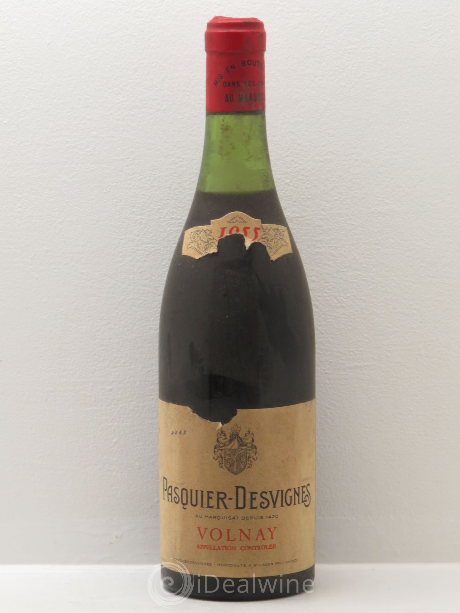 Volnay Pasquier des vignes mise négoce 1955 - Posten von 1 Flasche - 0