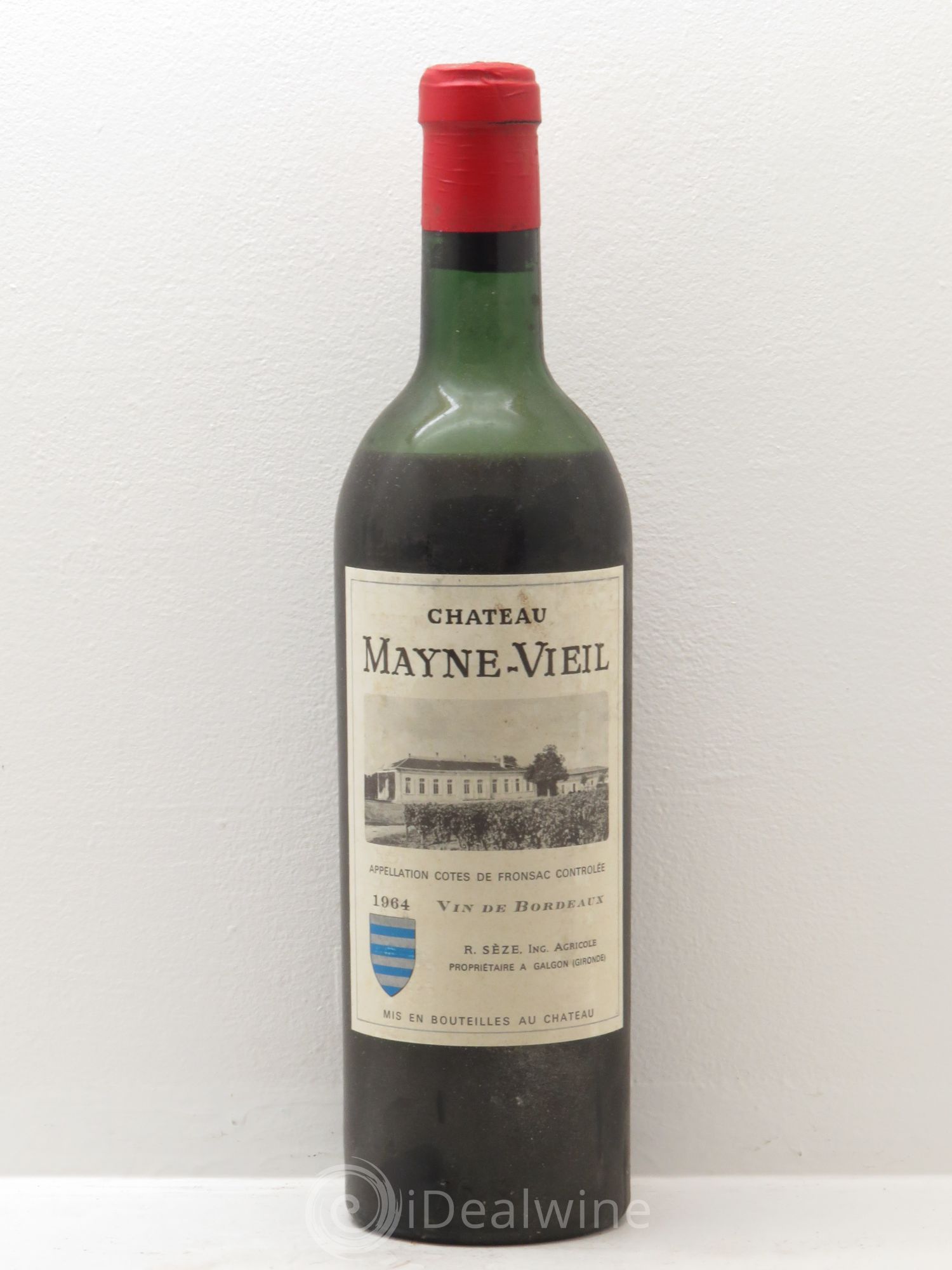 Bordeaux Mayne vieil cotes de fronsac 1964 - Posten von 1 Flasche - 0