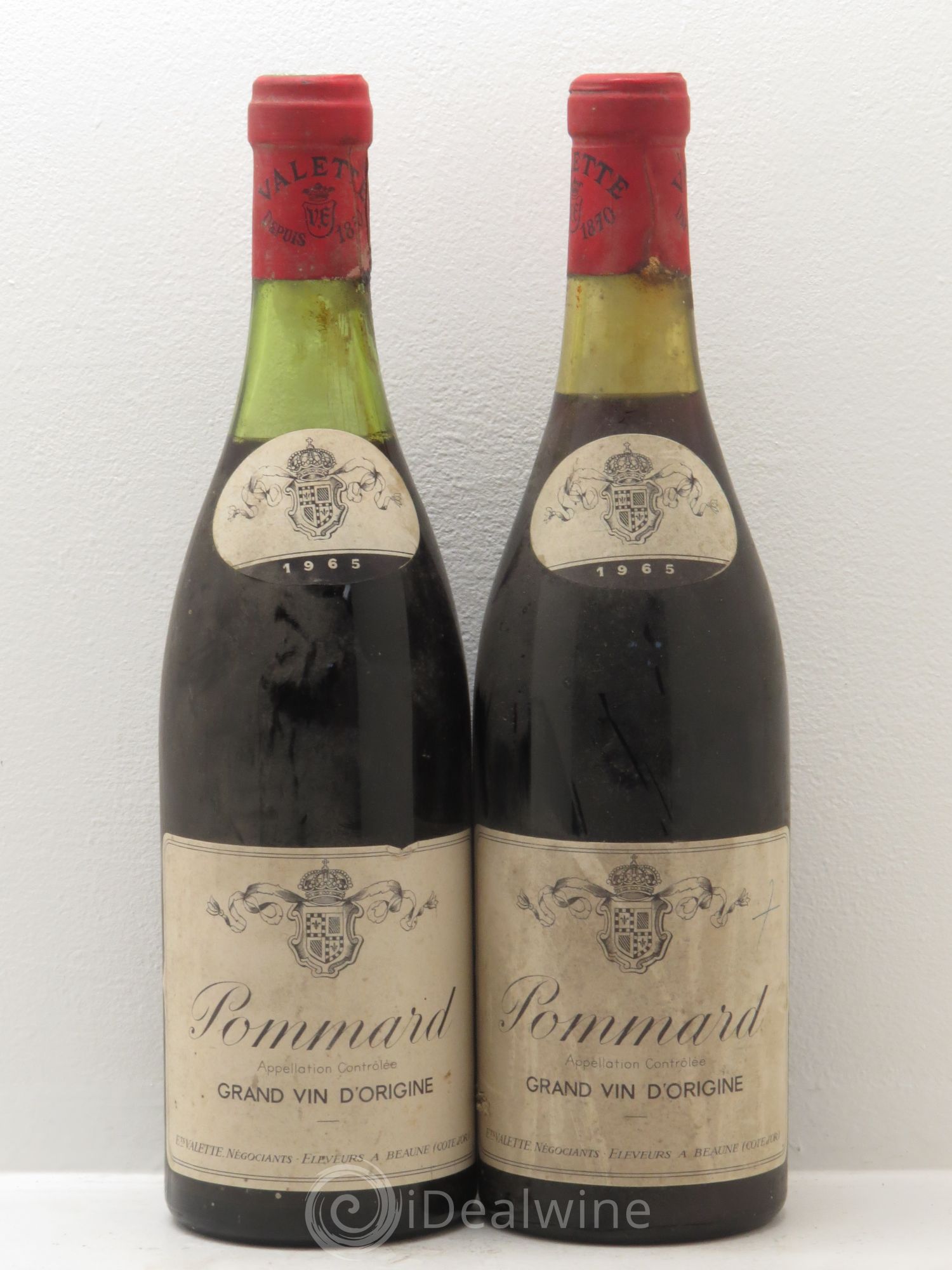 Pommard Valette 1965 - Posten von 2 Flaschen - 0