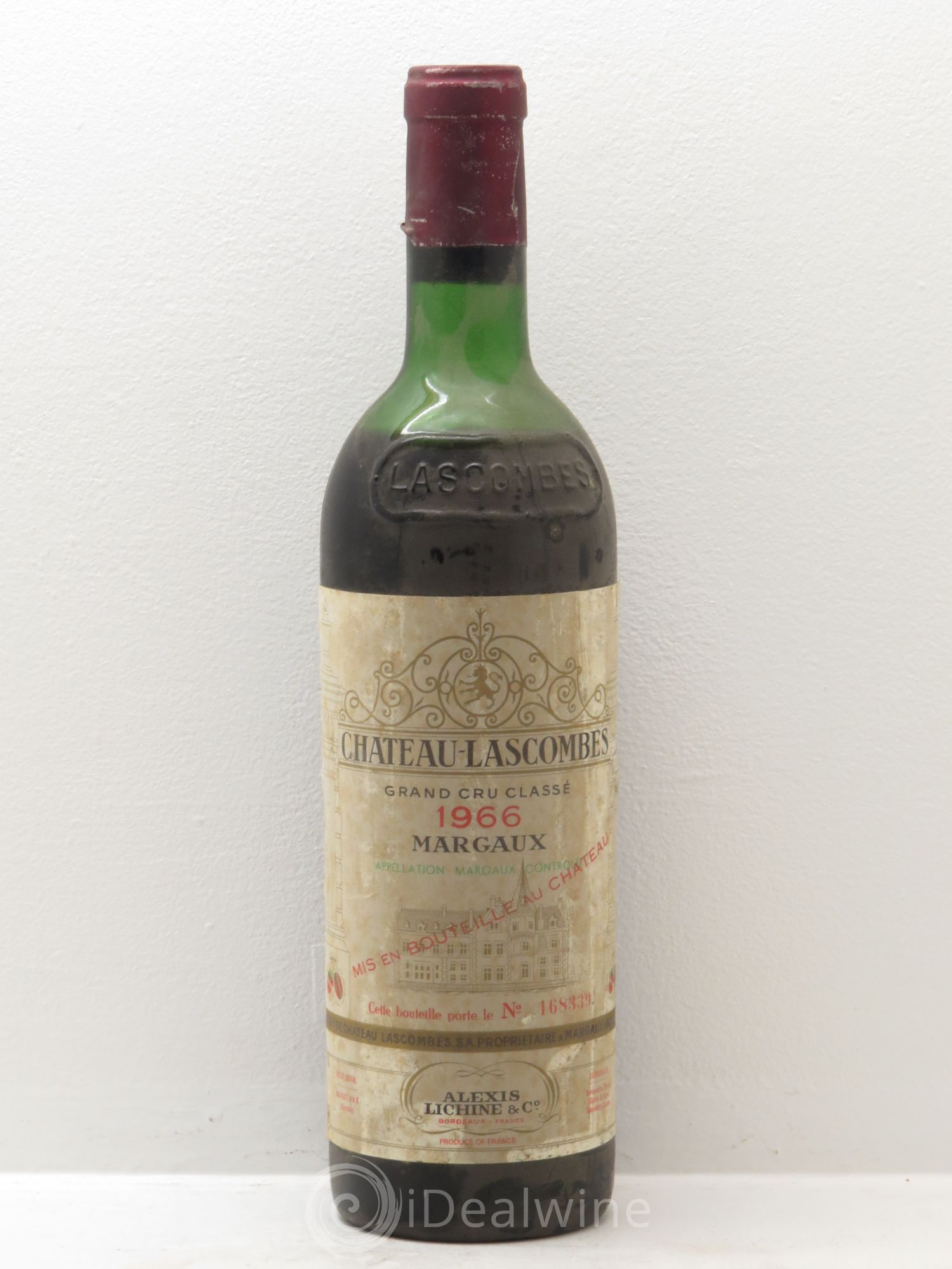 Château Lascombes 2ème Grand Cru Classé Mise Alexis Lichine 1966 - Lot de 12 bouteilles - 0