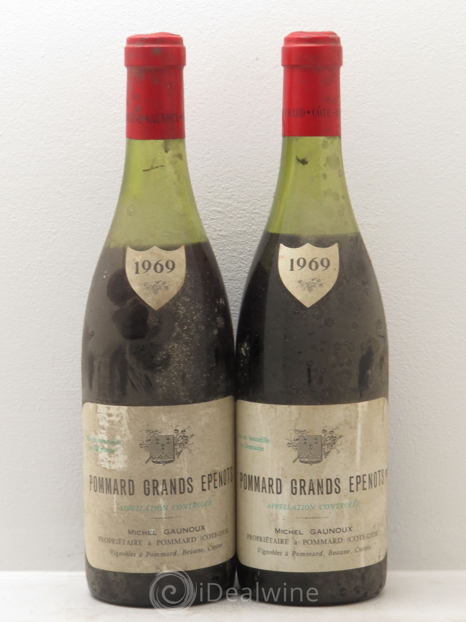 Pommard Grands epenots Gaunoux 1969 - Posten von 2 Flaschen - 0