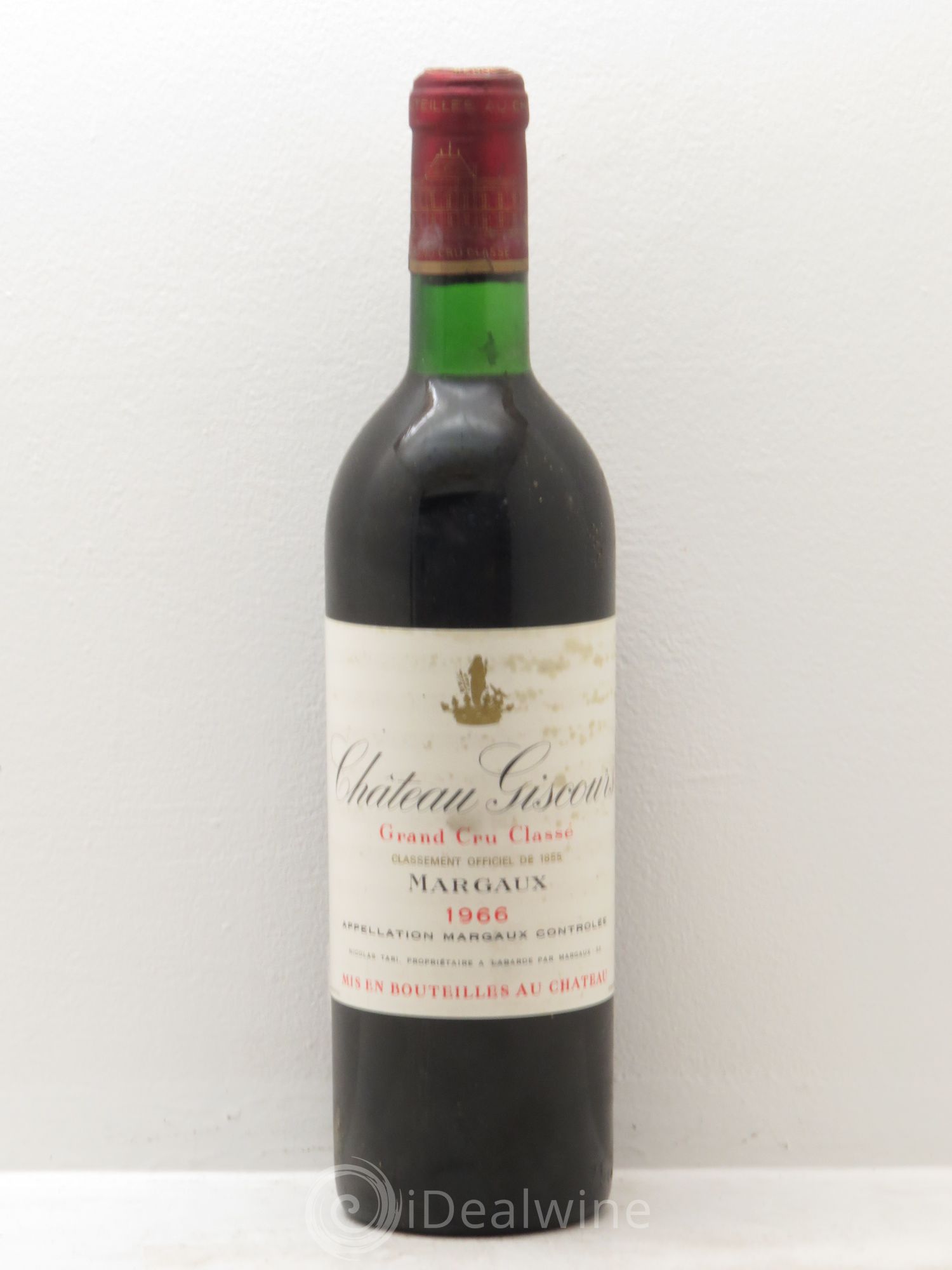 Château Giscours 3ème Grand Cru Classé 1966 - Lot de 1 bouteille - 0