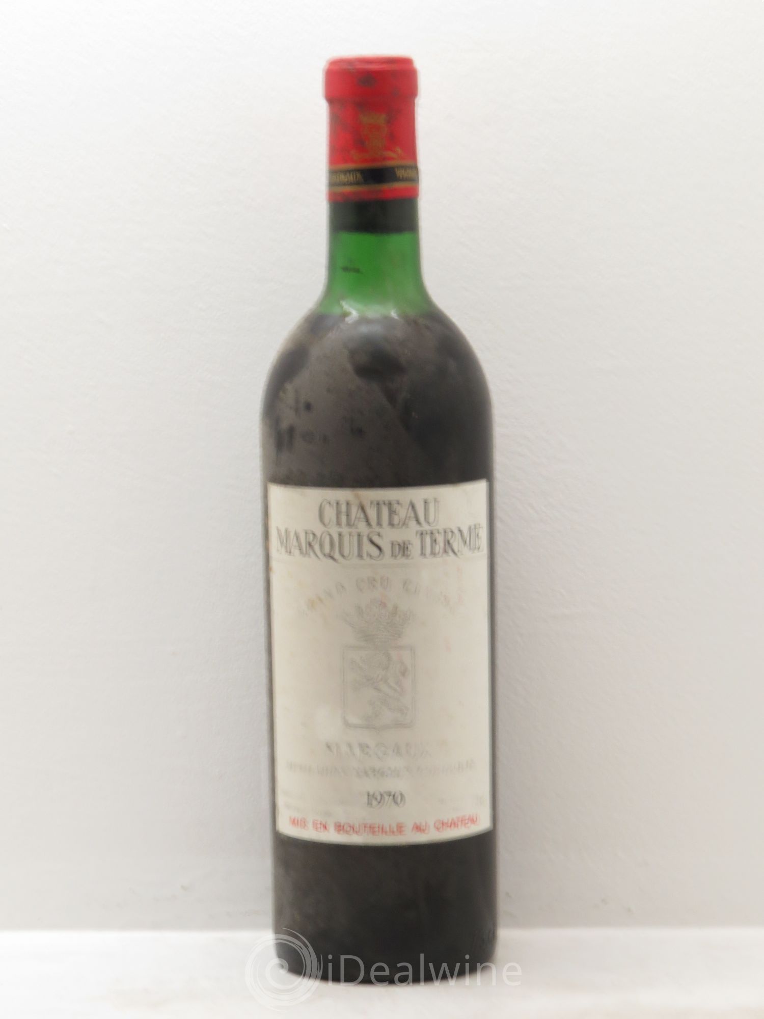 Château Marquis de Terme 4ème Grand Cru Classé 1970 - Lot de 1 bouteille - 0