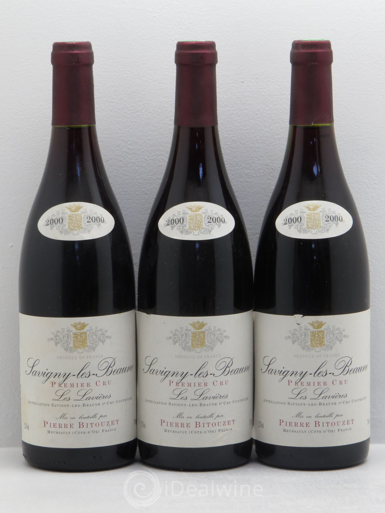 Savigny-lès-Beaune 1er Cru 2000 - Lot de 3 bouteilles - 0