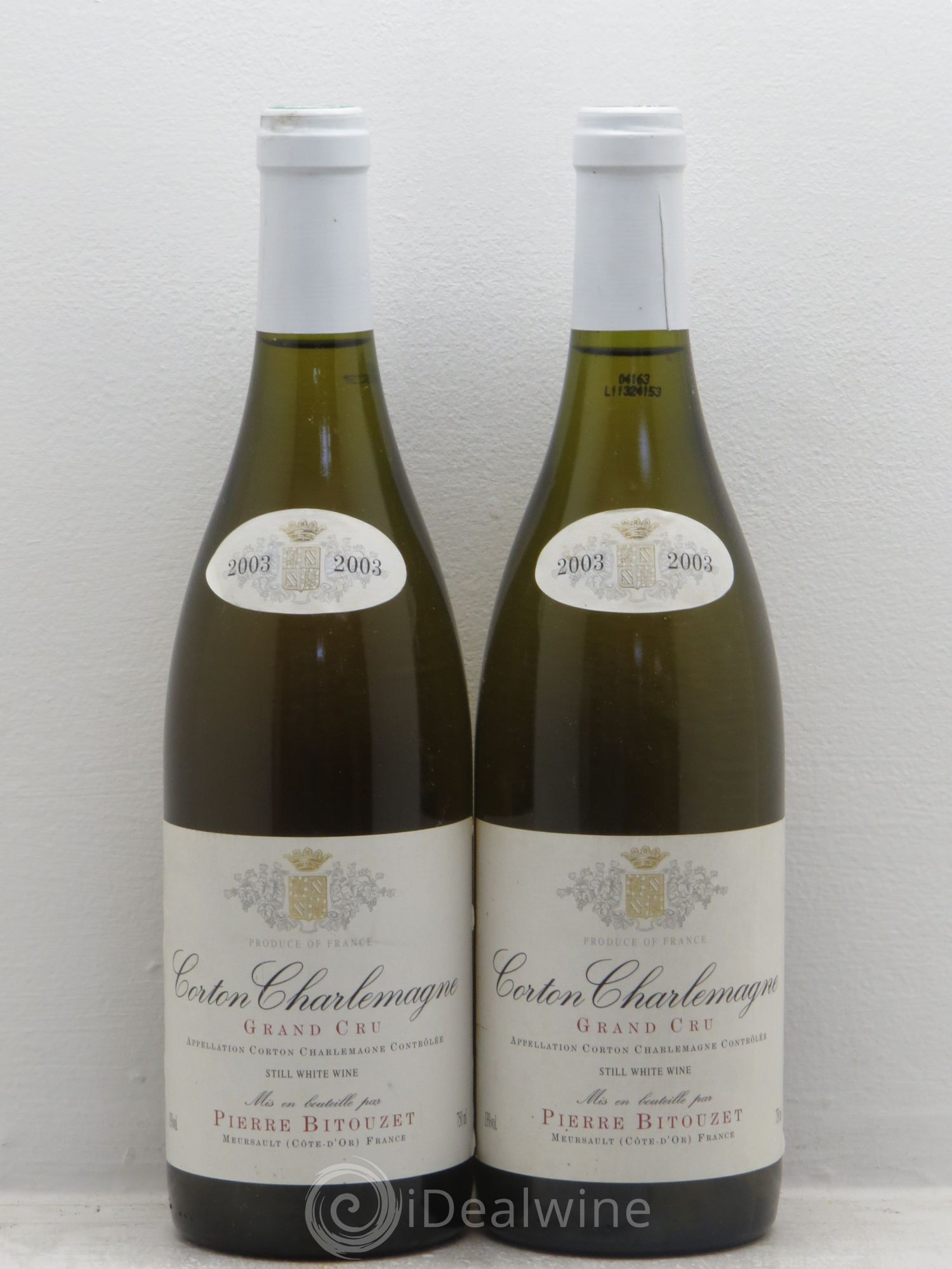 Corton-Charlemagne Grand Cru Bizoutet 2003 - Lotto di 2 bottiglie - 0