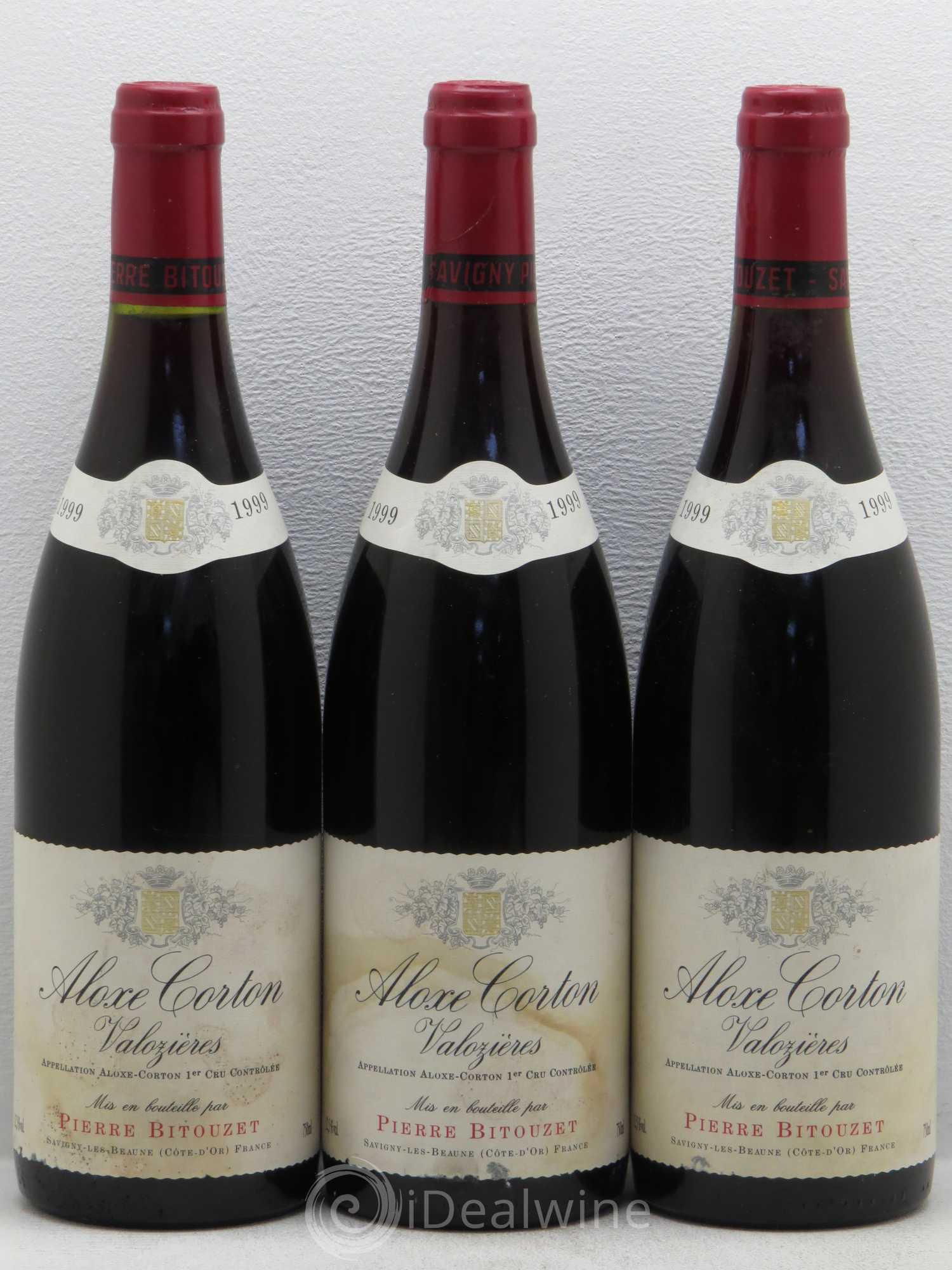 Aloxe-Corton 1er Cru Valozieres Pierre Bitouzet 1999 - Posten von 6 Flaschen - 2