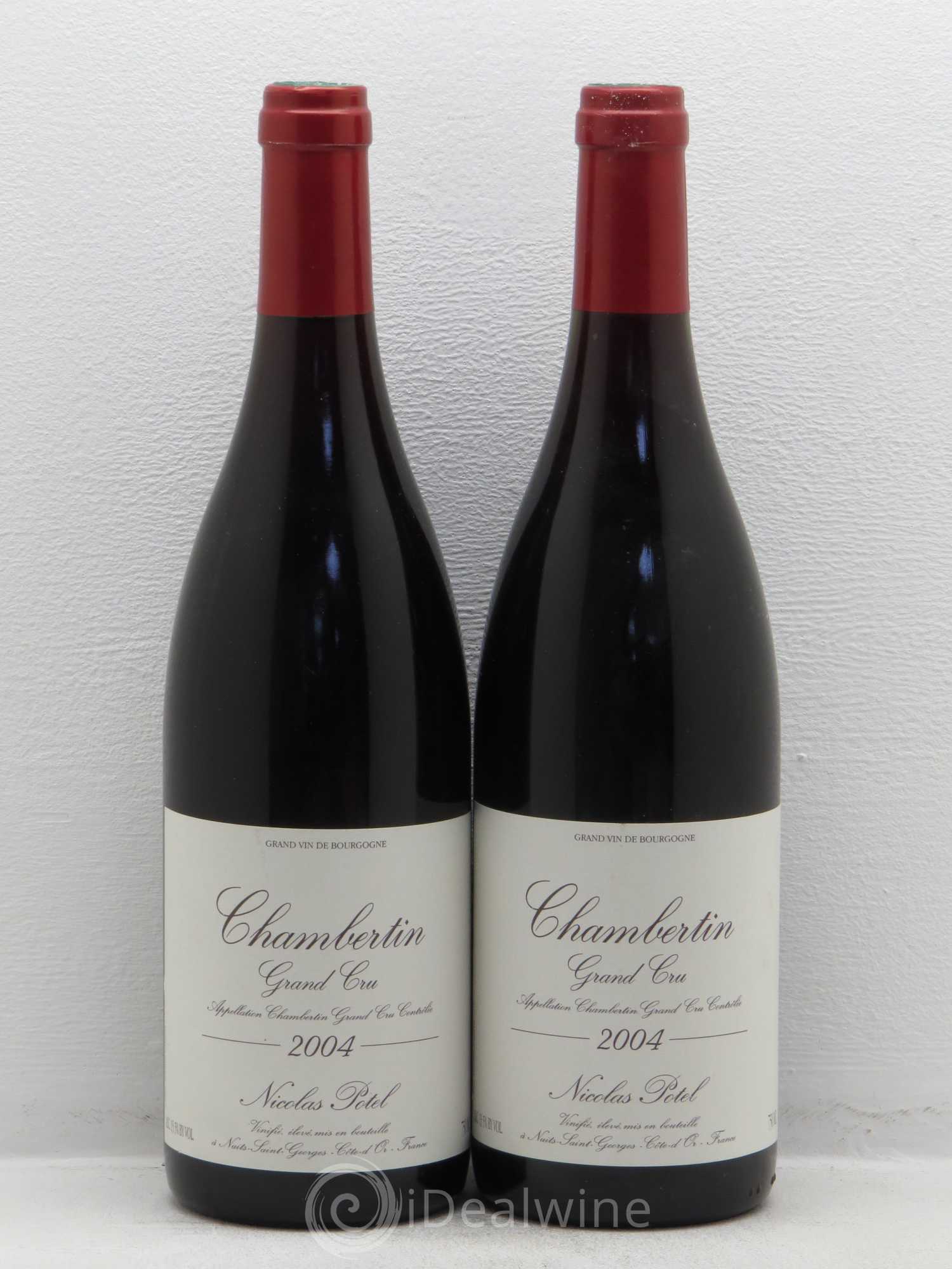 Chambertin Grand Cru Nicolas Potel 2004 - Lot de 2 bouteilles - 0