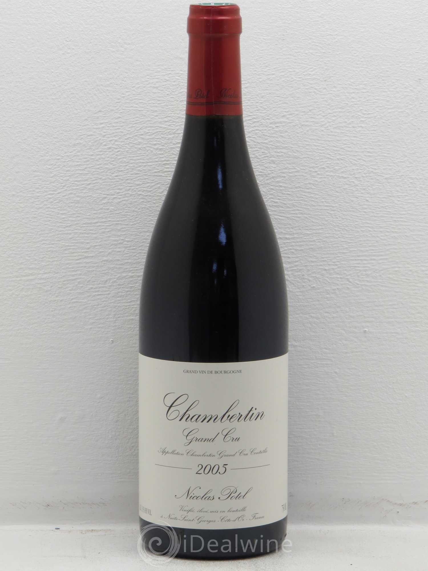 Chambertin Grand Cru Nicolas Potel 2005 - Lot de 1 bouteille - 0