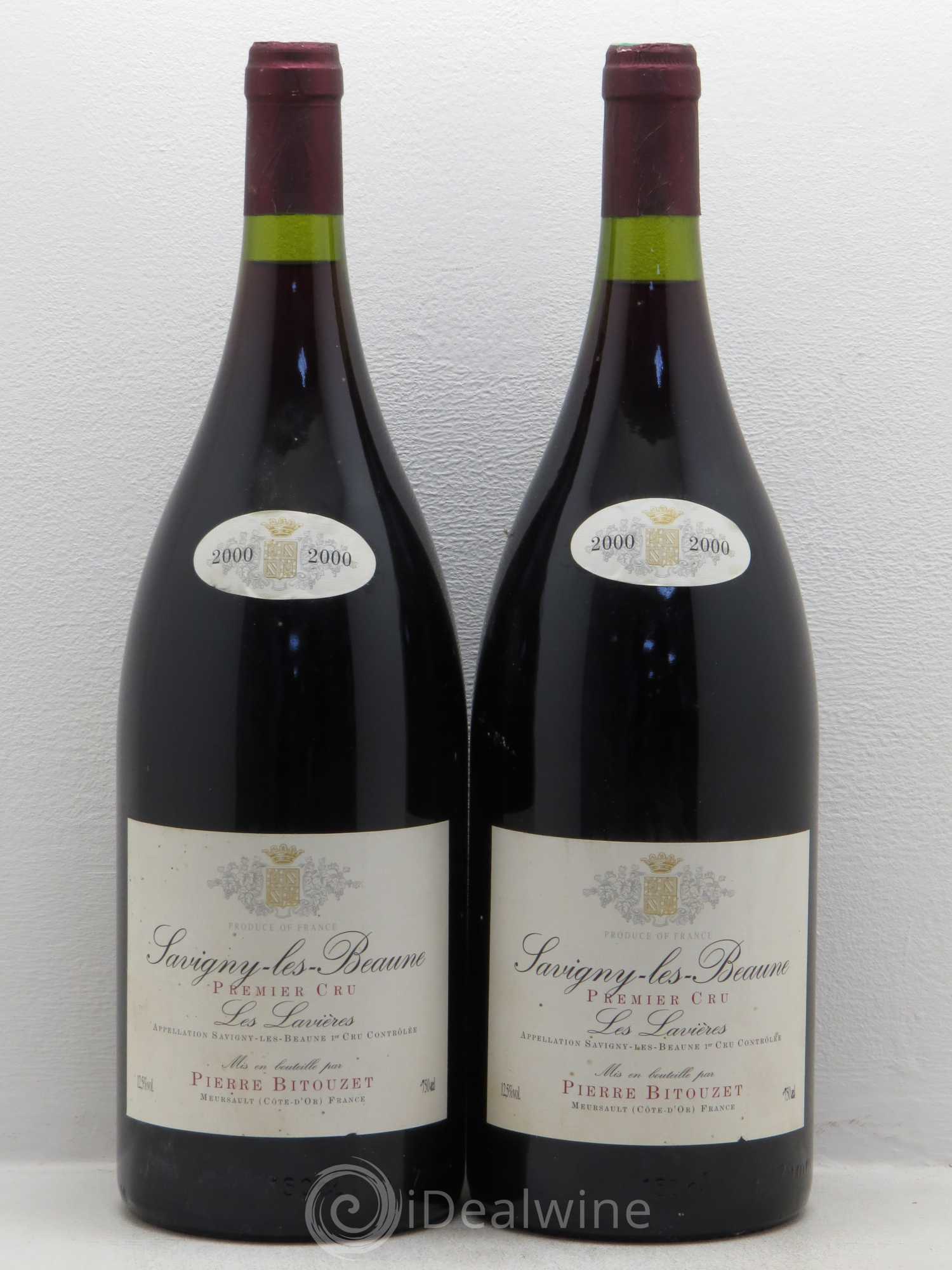 Savigny-lès-Beaune 1er Cru Les Lavieres - Pierre Bitouzet 2000 - Posten von 2 Magnum - 0