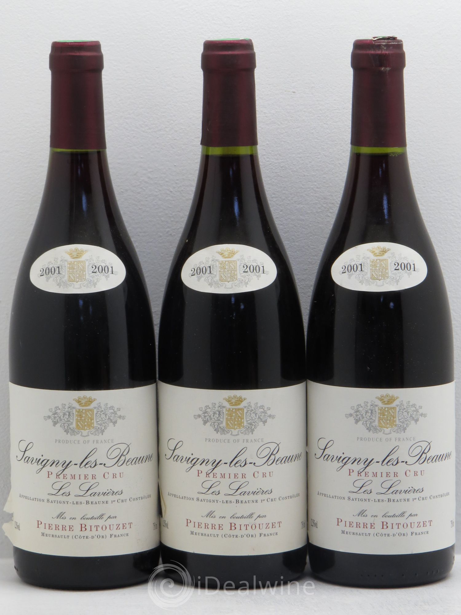 Savigny-lès-Beaune 1er Cru 2001 - Lot de 3 bouteilles - 0