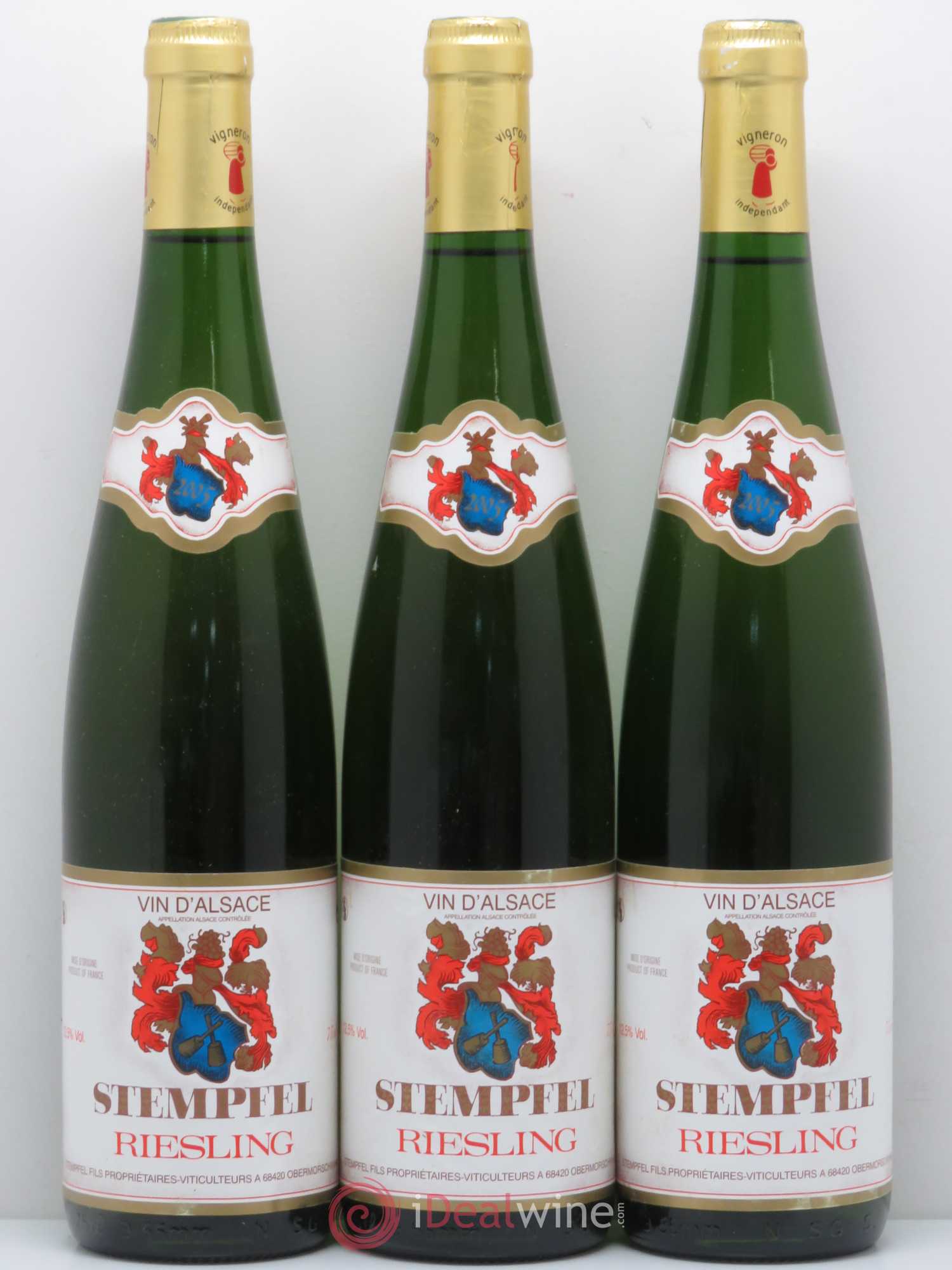 Riesling Stempfel (sans prix de réserve) 2005 - Lotto di 3 bottiglie - 0