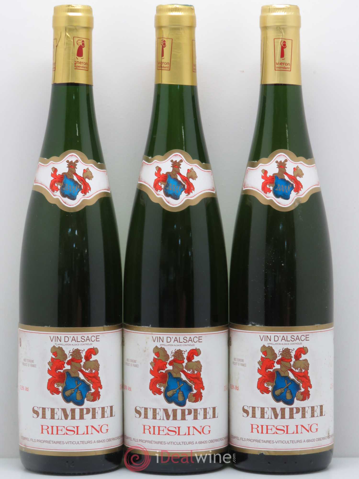 Riesling Stempfel (sans prix de réserve) 2008 - Posten von 3 Flaschen - 0