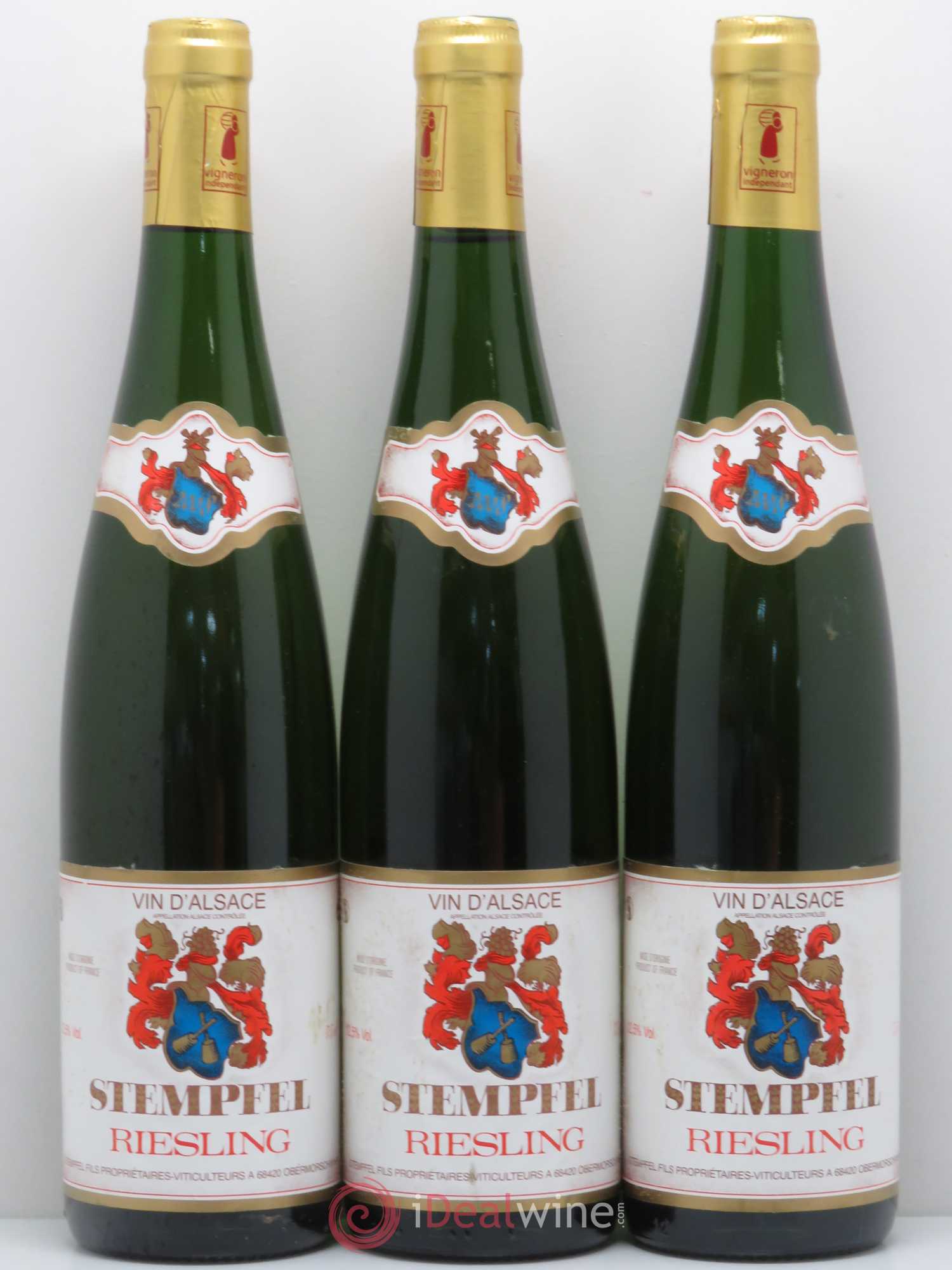 Riesling Stempfel (sans prix de réserve) 2008 - Posten von 3 Flaschen - 0