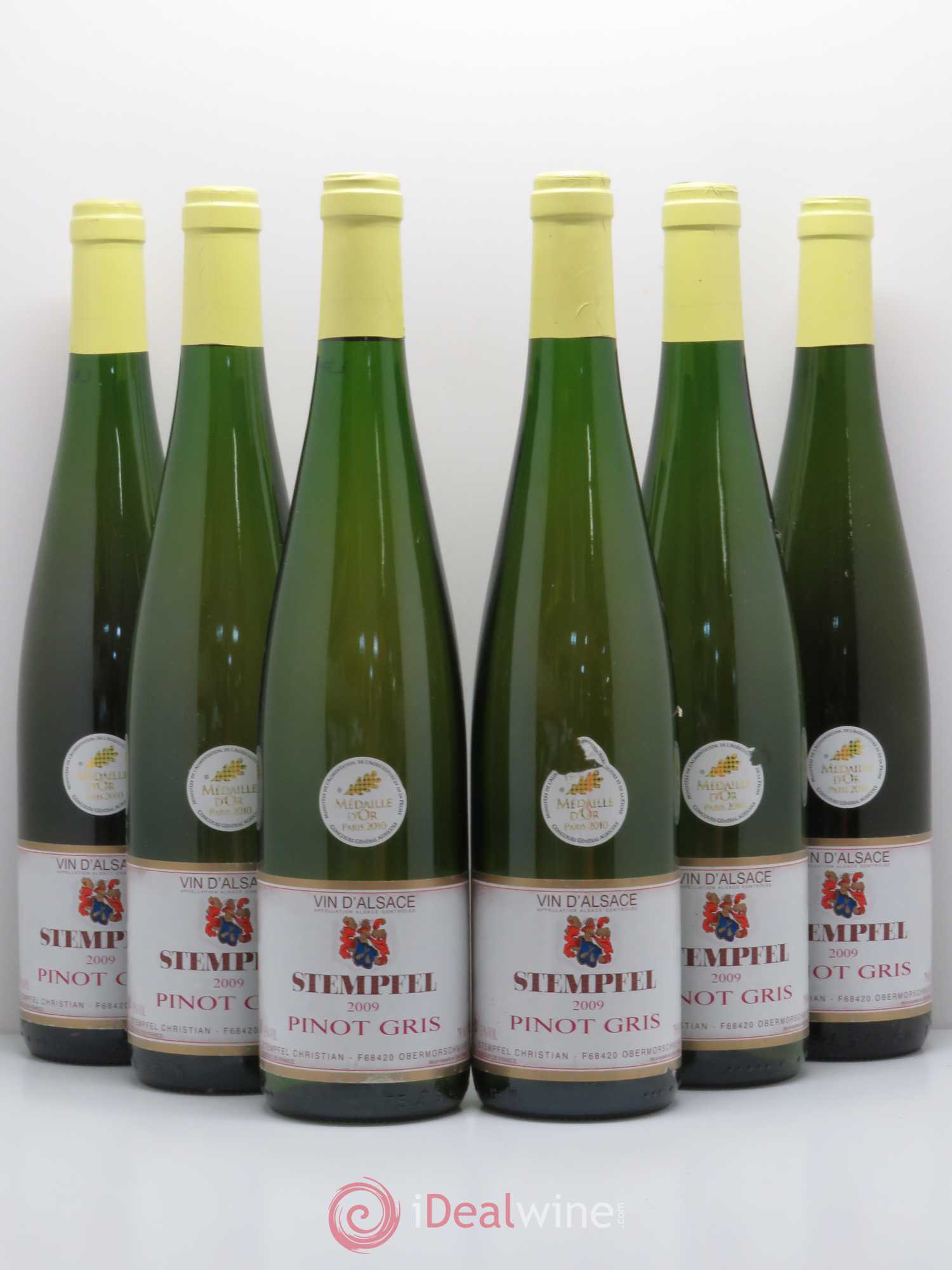 Pinot Gris Stempfel (sans prix de réserve) 2009 - Posten von 6 Flaschen - 0