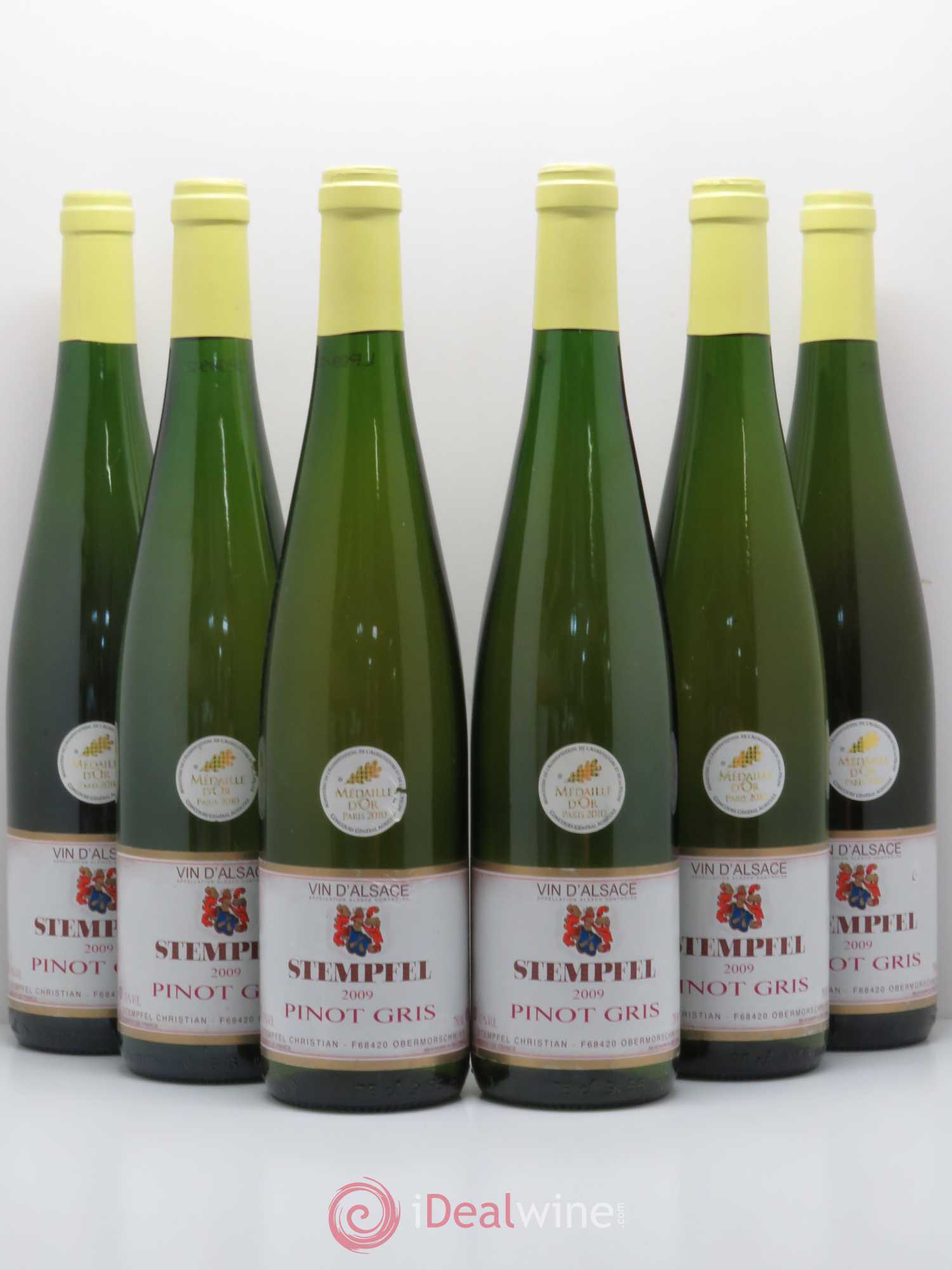 Pinot Gris Stempfel (sans prix de réserve) 2009 - Posten von 6 Flaschen - 0