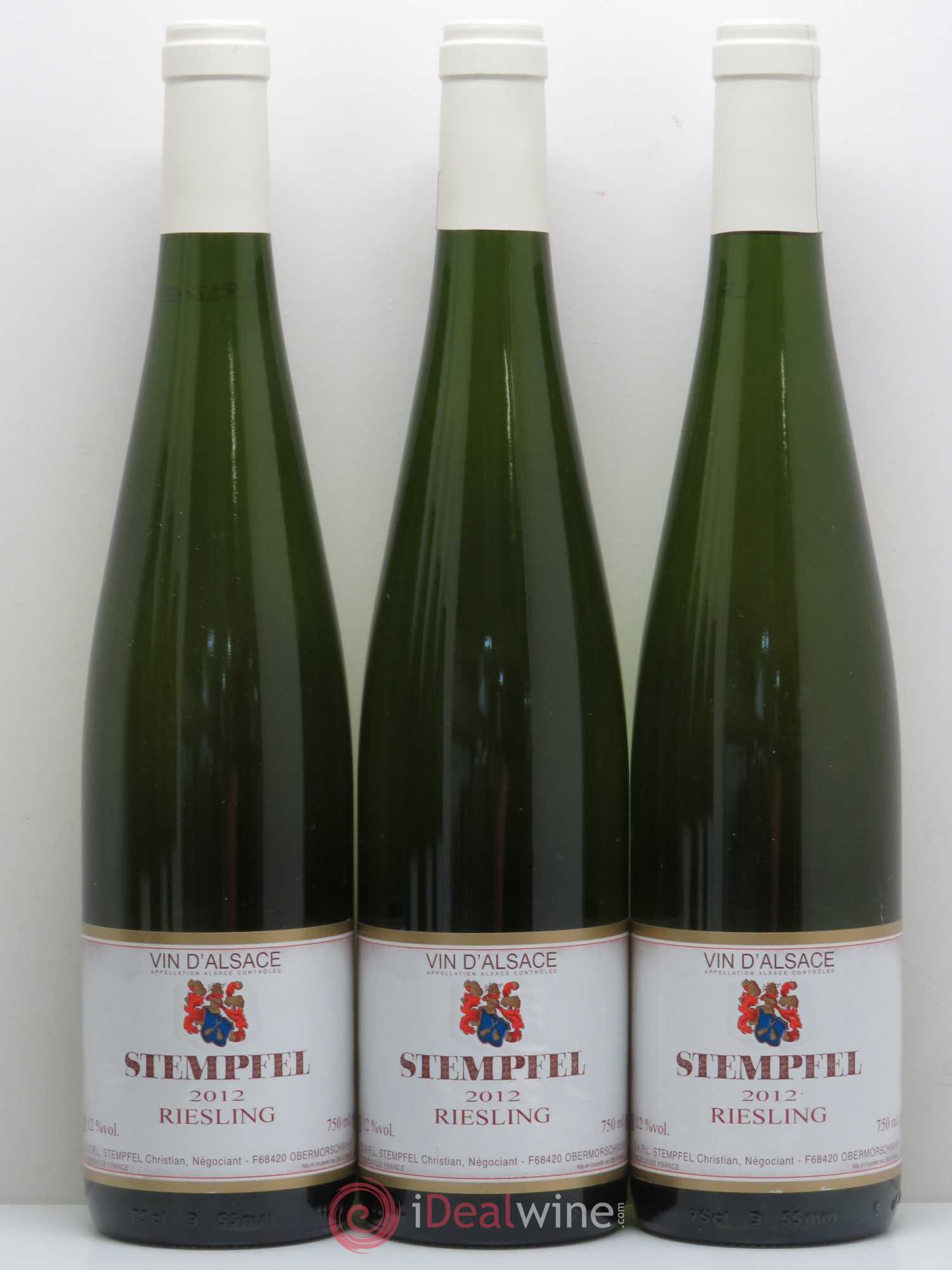 Riesling Stempfel (sans prix de réserve) 2012 - Posten von 6 Flaschen - 1