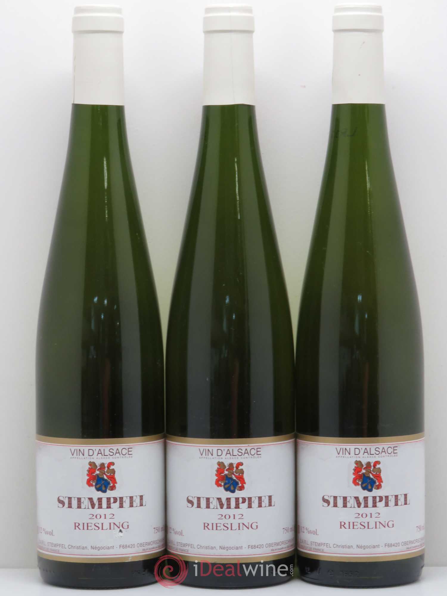 Riesling Stempfel (sans prix de réserve) 2012 - Posten von 6 Flaschen - 2