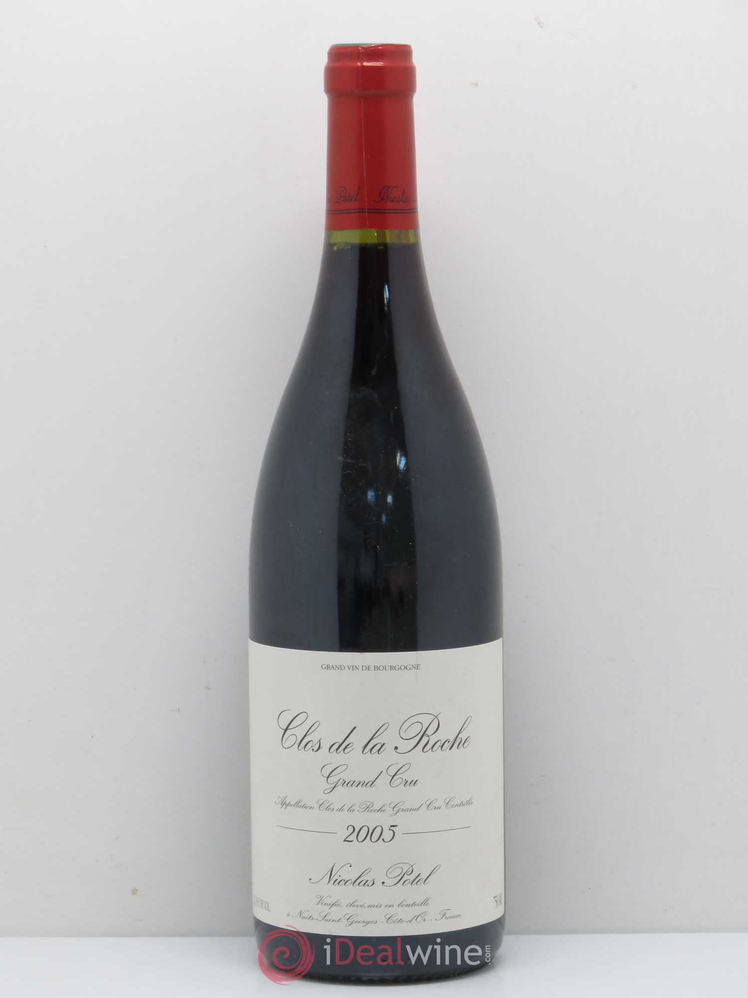 Clos de la Roche Grand Cru Nicolas Potel 2005 - Lot de 1 bouteille - 0