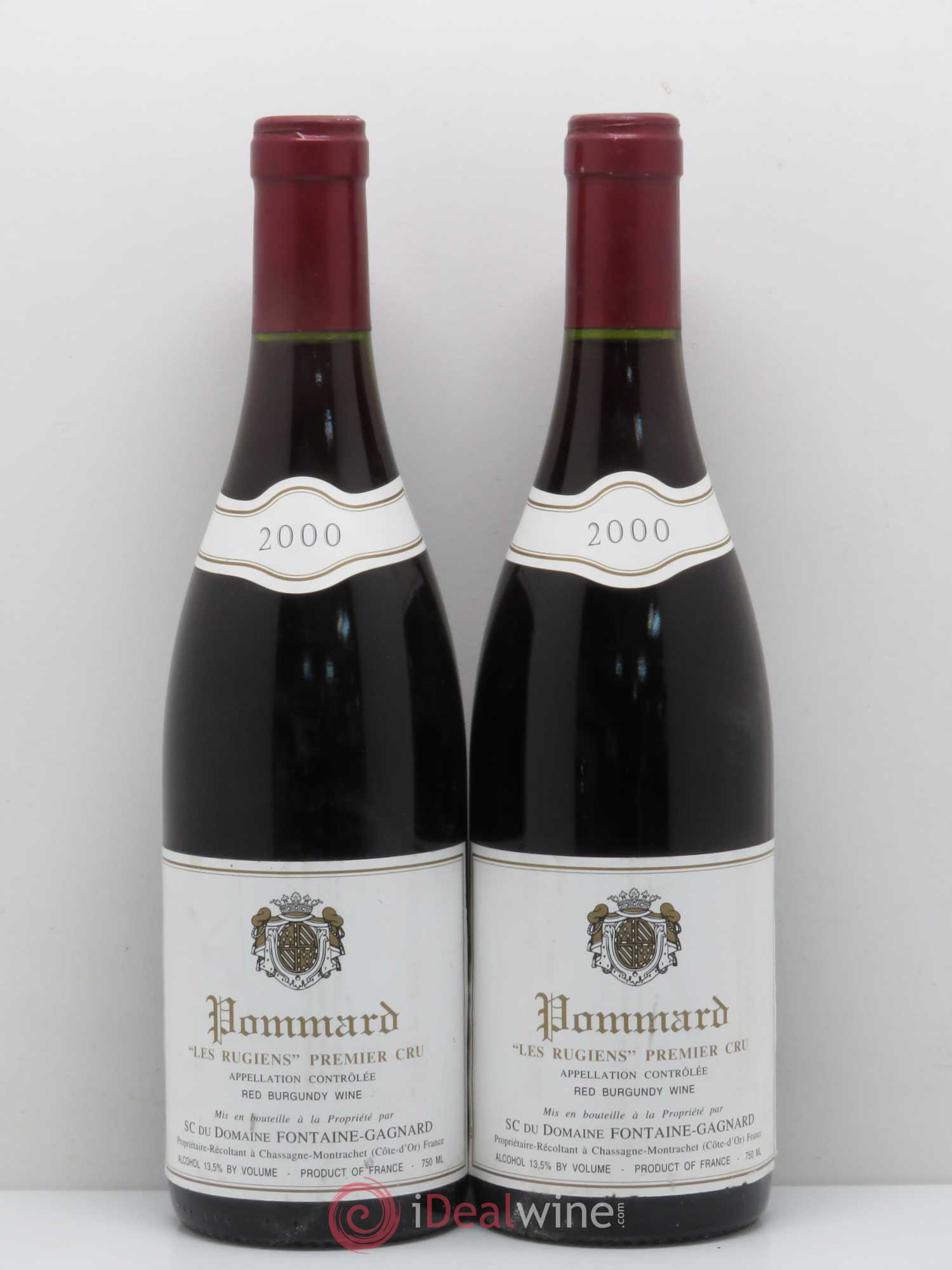 Pommard 1er Cru Les Rugiens Domaine Fontaine-Gagnard 2000 - Posten von 2 Flaschen - 0