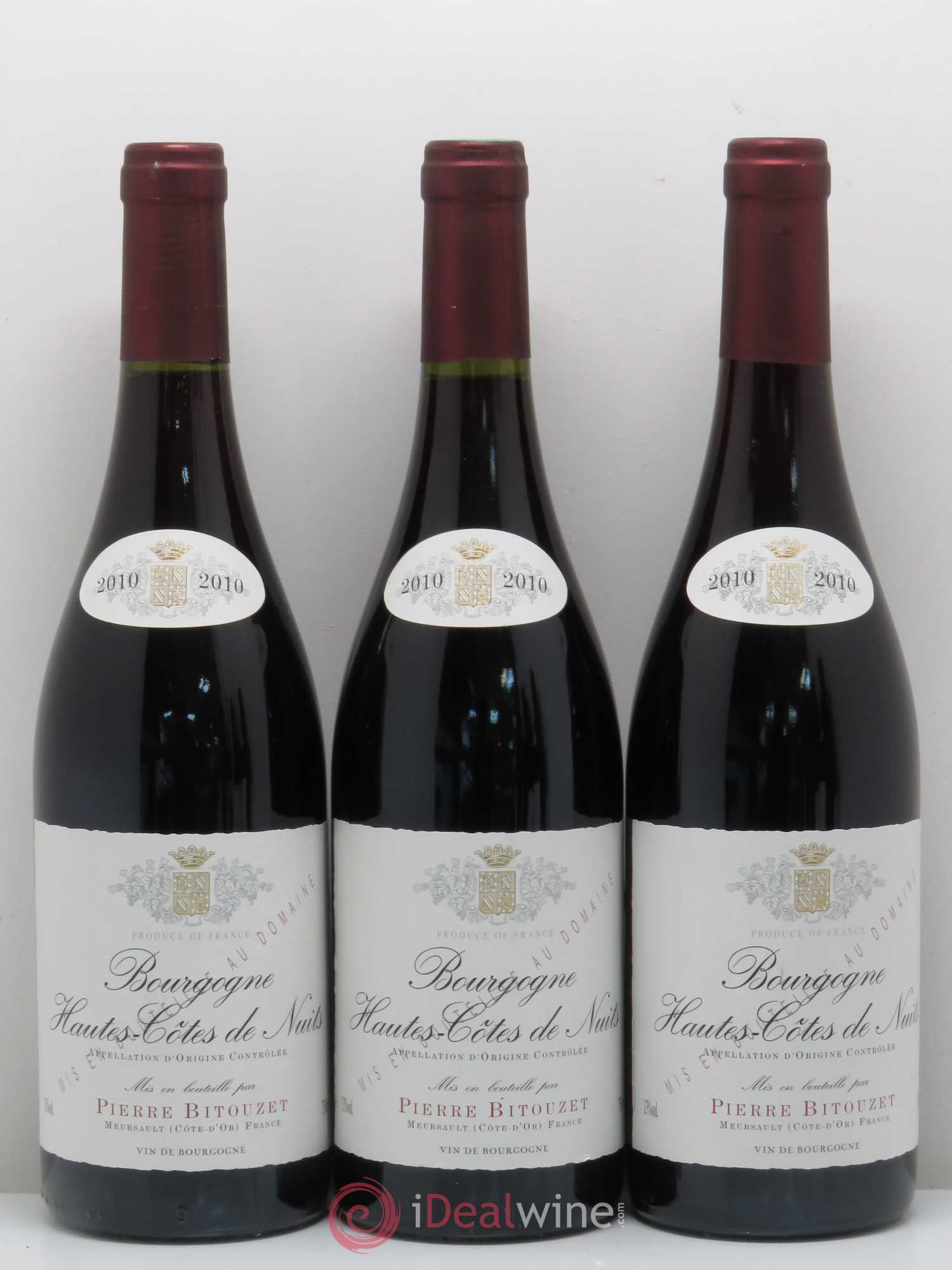 Hautes-Côtes de Nuits Domaine Pierre Bitouzet 2010 - Posten von 6 Flaschen - 1