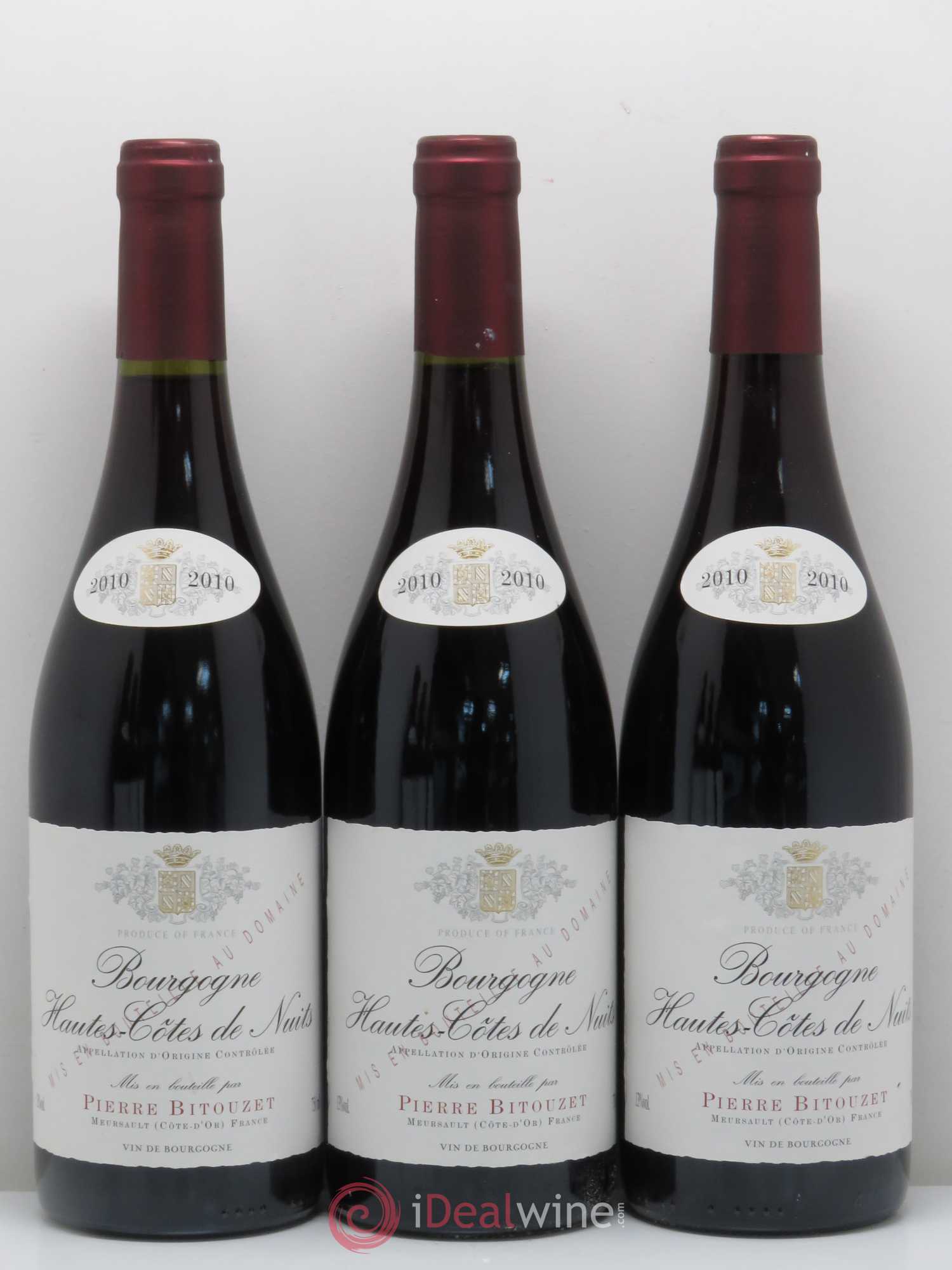 Hautes-Côtes de Nuits Domaine Pierre Bitouzet 2010 - Posten von 6 Flaschen - 2