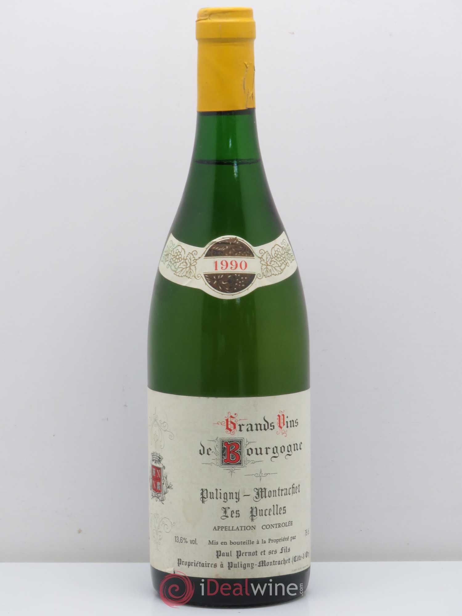 Puligny-Montrachet 1er Cru Les Pucelles Domaine Paul Pernot 1990 - Posten von 1 Flasche - 0