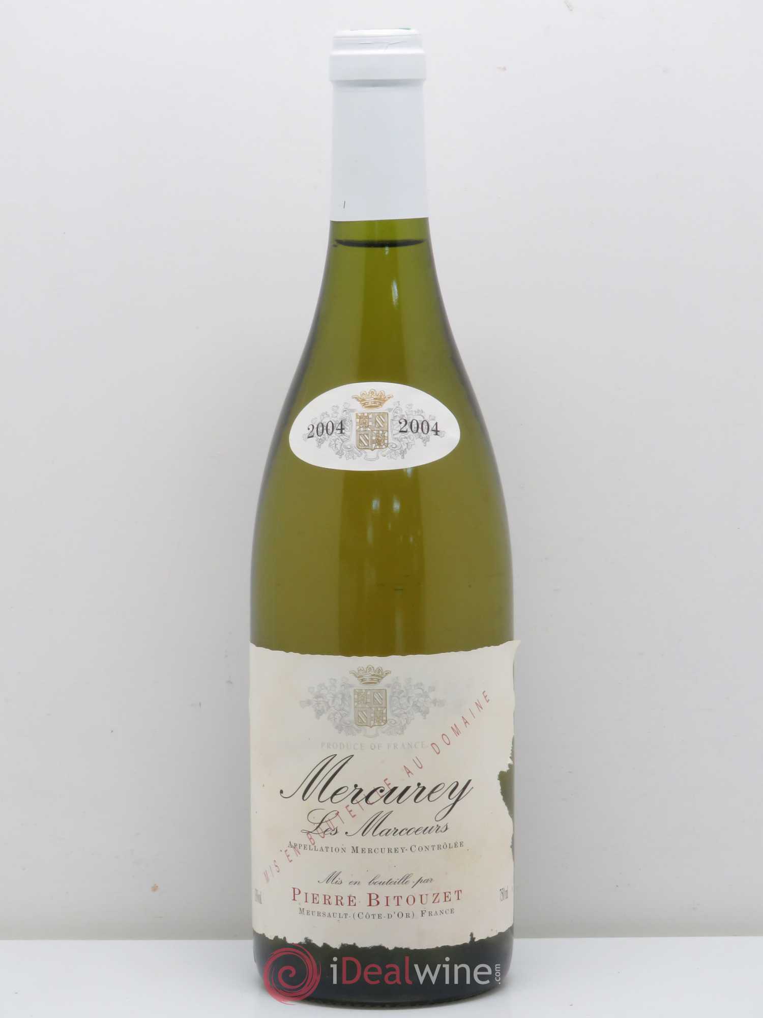 Mercurey Les Marcoeurs Domaine Pierre Bitouzet 2004 - Posten von 1 Flasche - 0