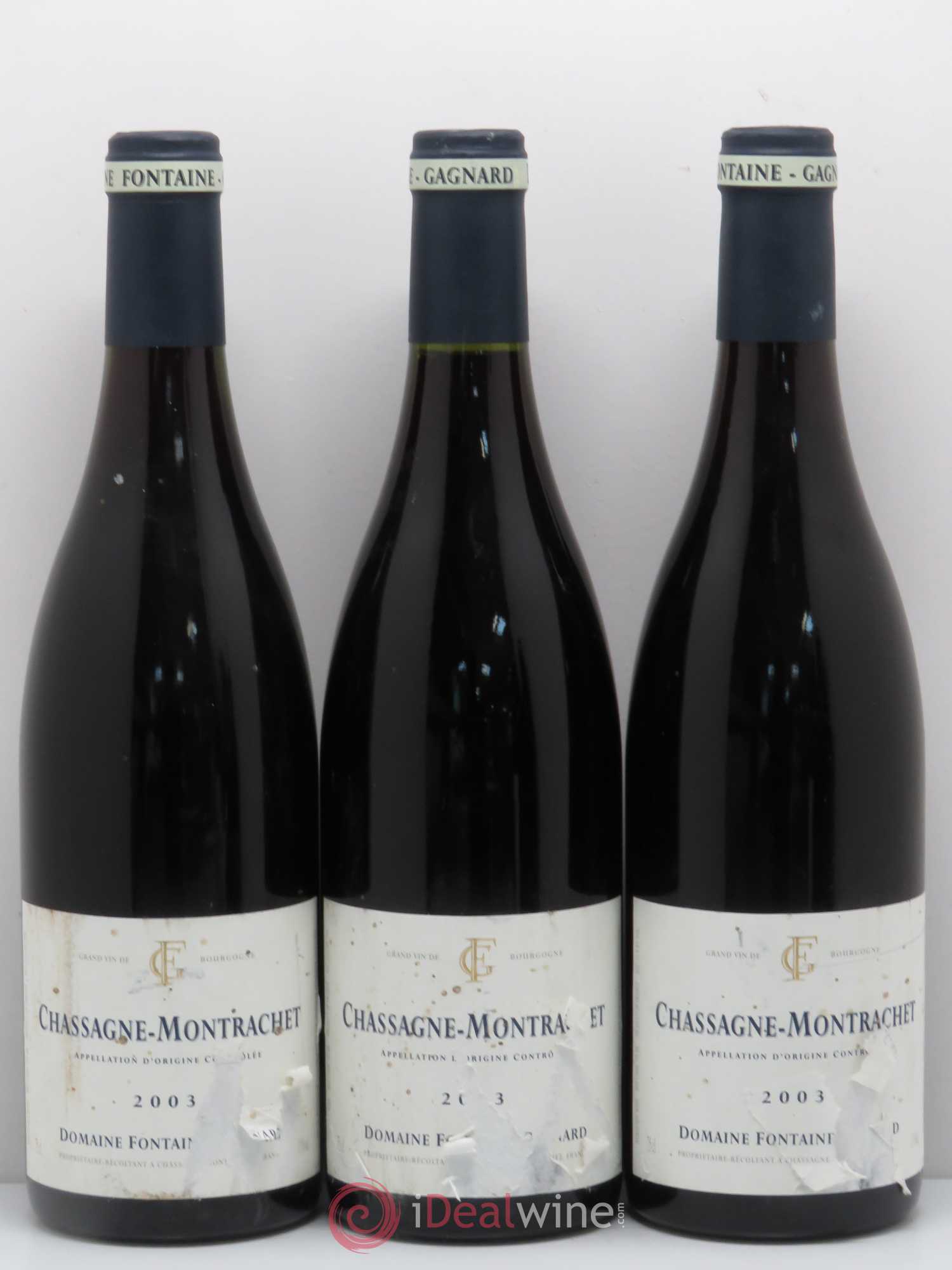 Chassagne-Montrachet Domaine Fontaine-Gagnard 2003 - Posten von 5 Flaschen - 1