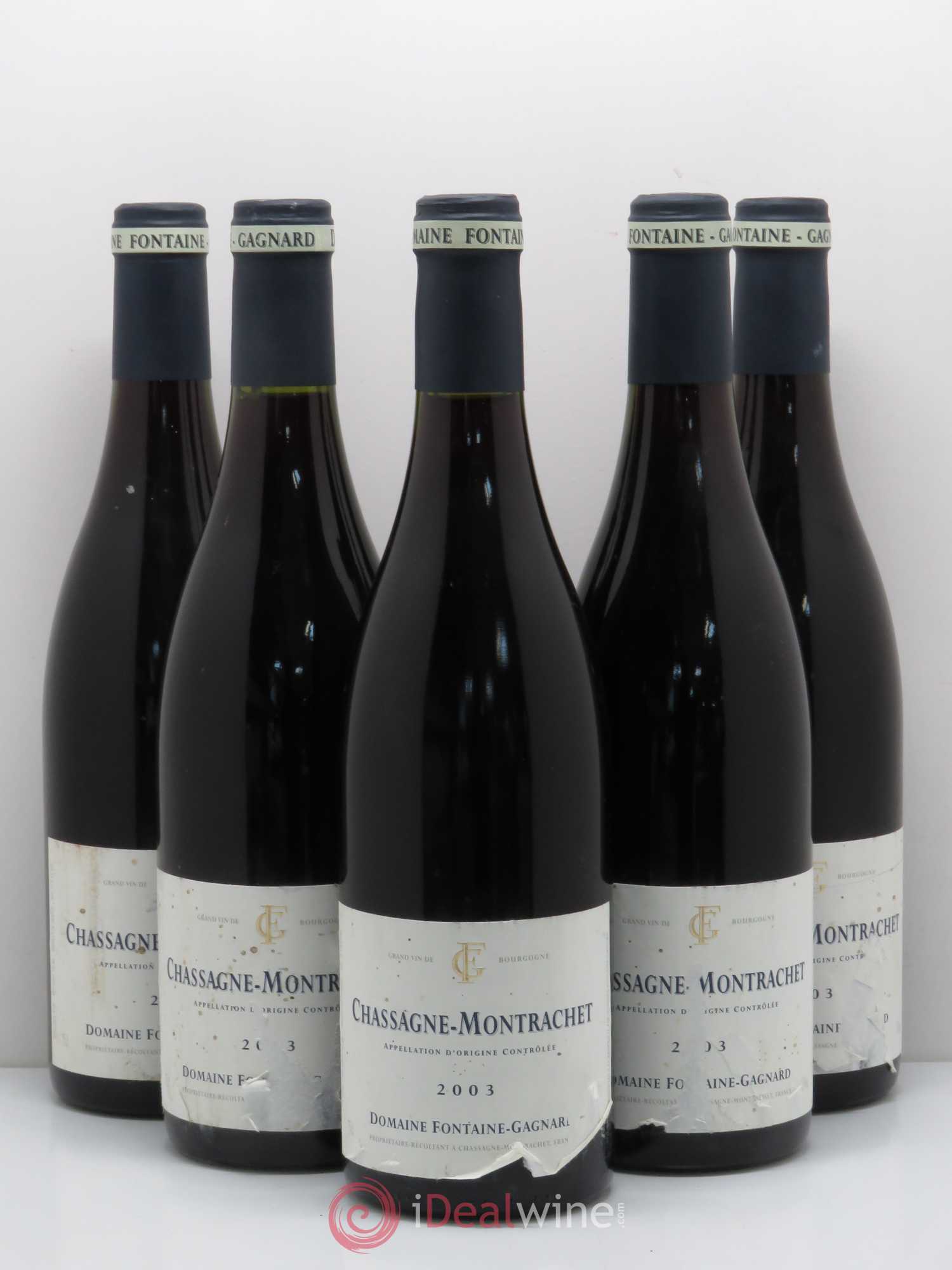Chassagne-Montrachet Domaine Fontaine-Gagnard 2003 - Posten von 5 Flaschen - 0