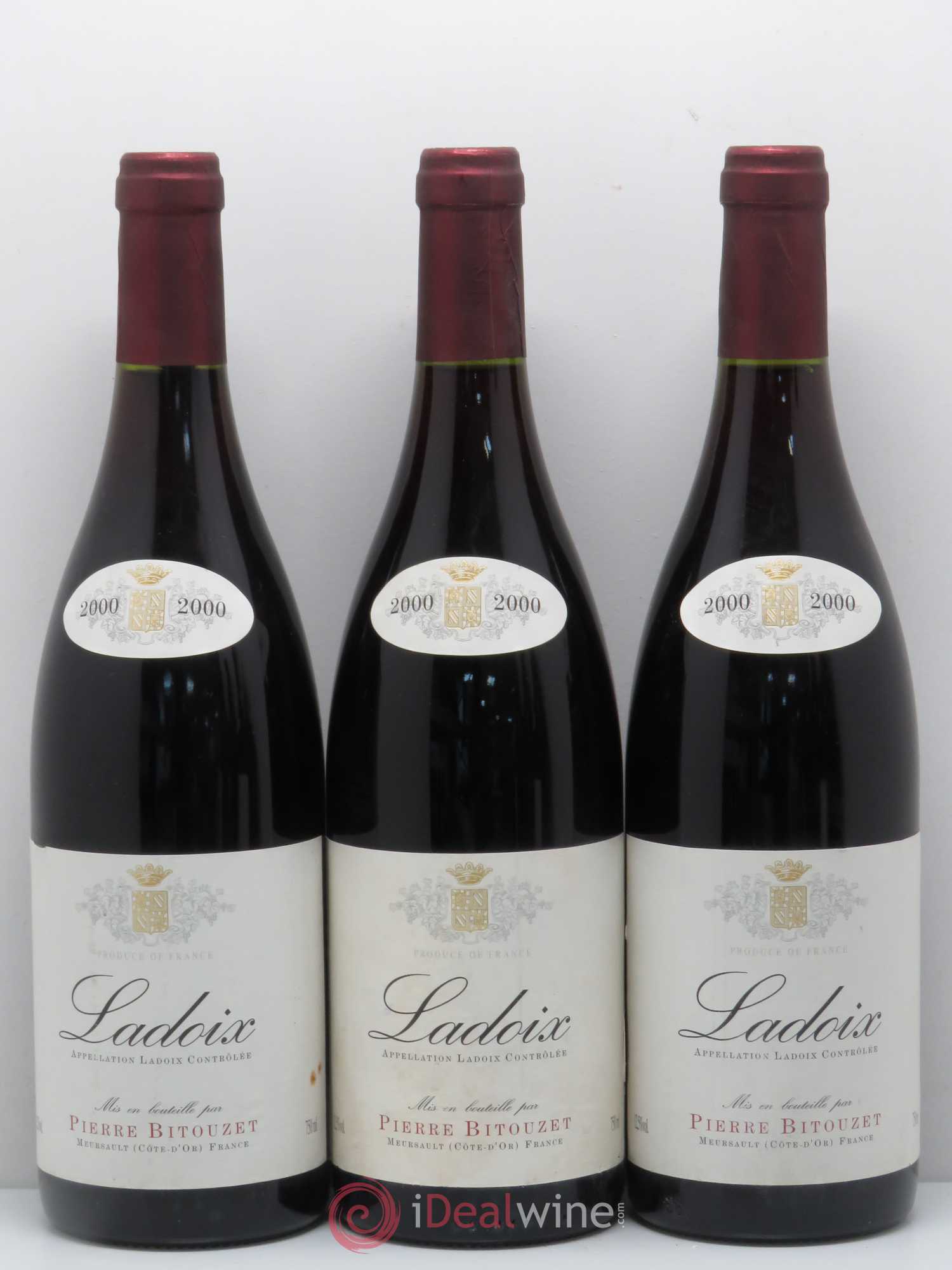 Bourgogne Ladoix Domaine Pierre Bitouzet 2000 - Posten von 6 Flaschen - 1