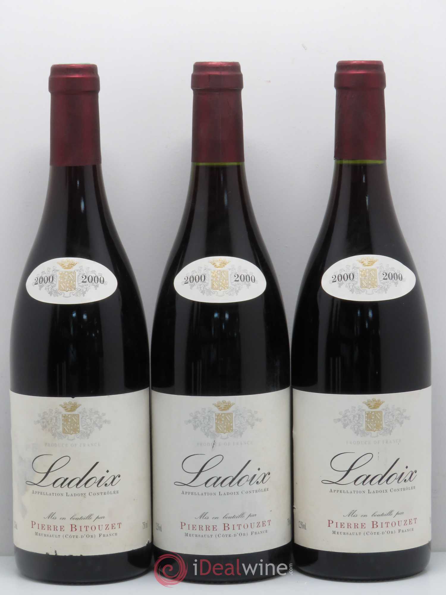 Bourgogne Ladoix Domaine Pierre Bitouzet 2000 - Posten von 6 Flaschen - 2