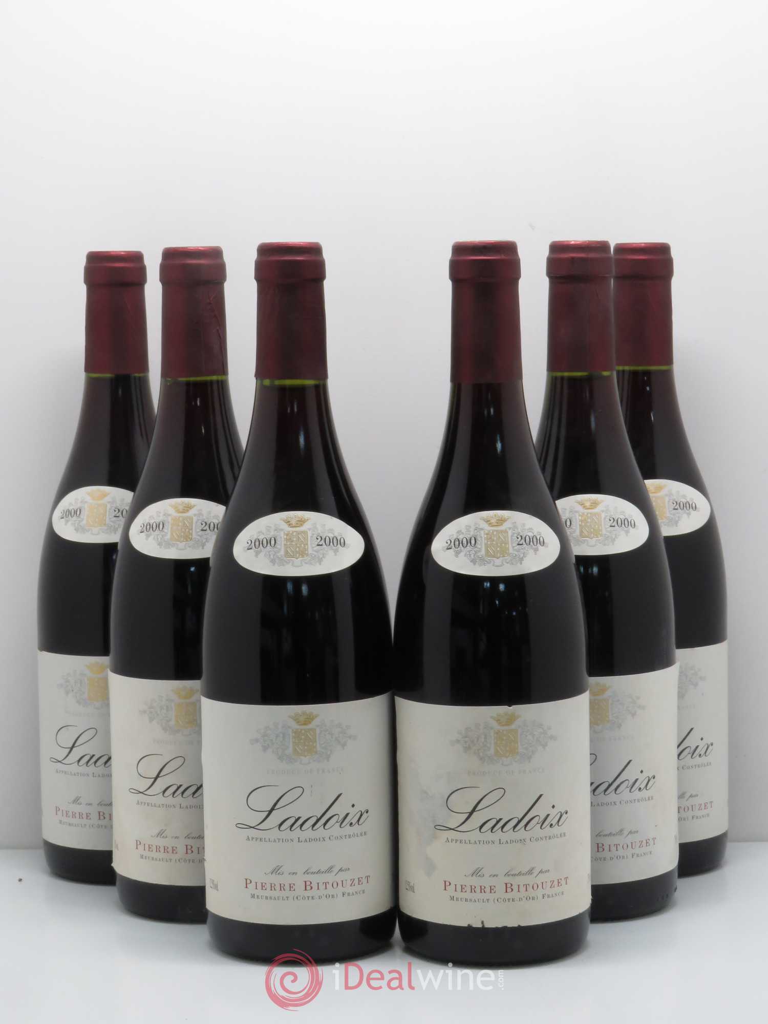 Bourgogne Ladoix Domaine Pierre Bitouzet 2000 - Posten von 6 Flaschen - 0