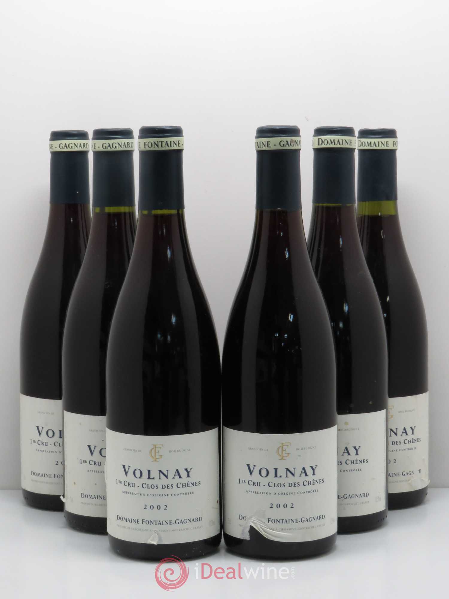 Volnay 1er Cru Clos des Chenes Domaine Fontaine-Gagnard 2002 - Posten von 6 Flaschen - 0