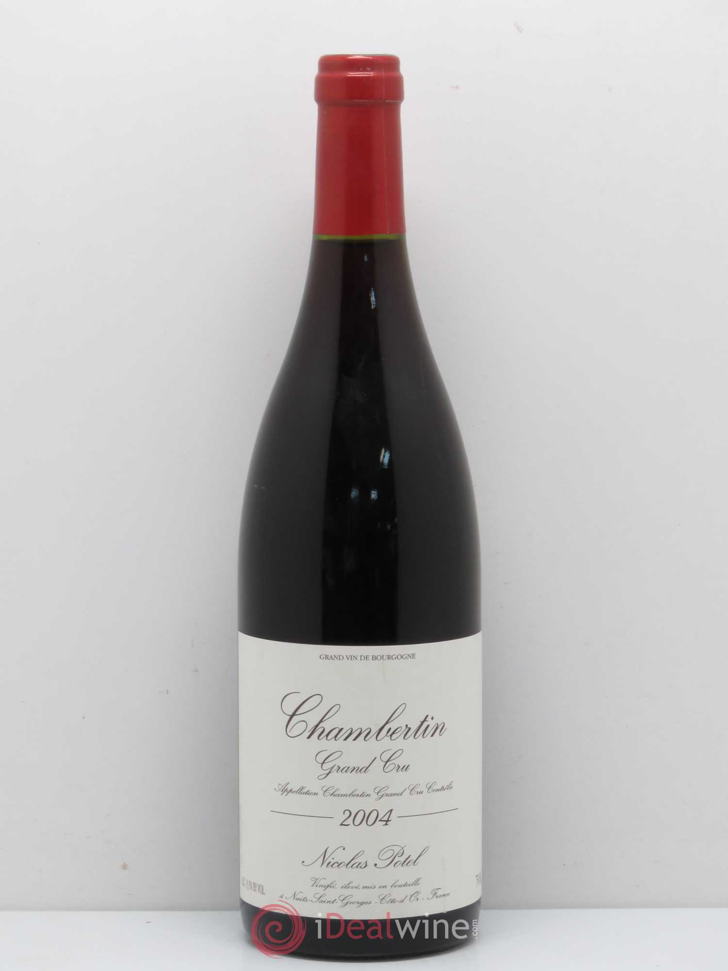 Chambertin Grand Cru Domaine Nicolas Potel 2004 - Lot de 1 bouteille - 0
