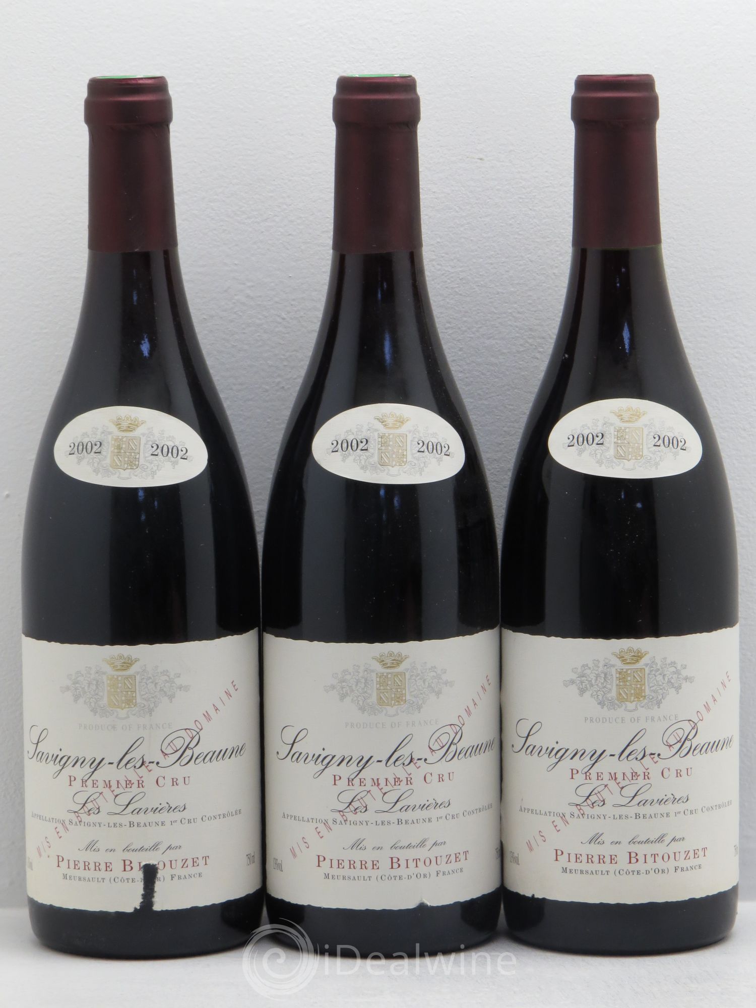 Savigny-lès-Beaune 1er Cru 2002 - Lot de 3 bouteilles - 0