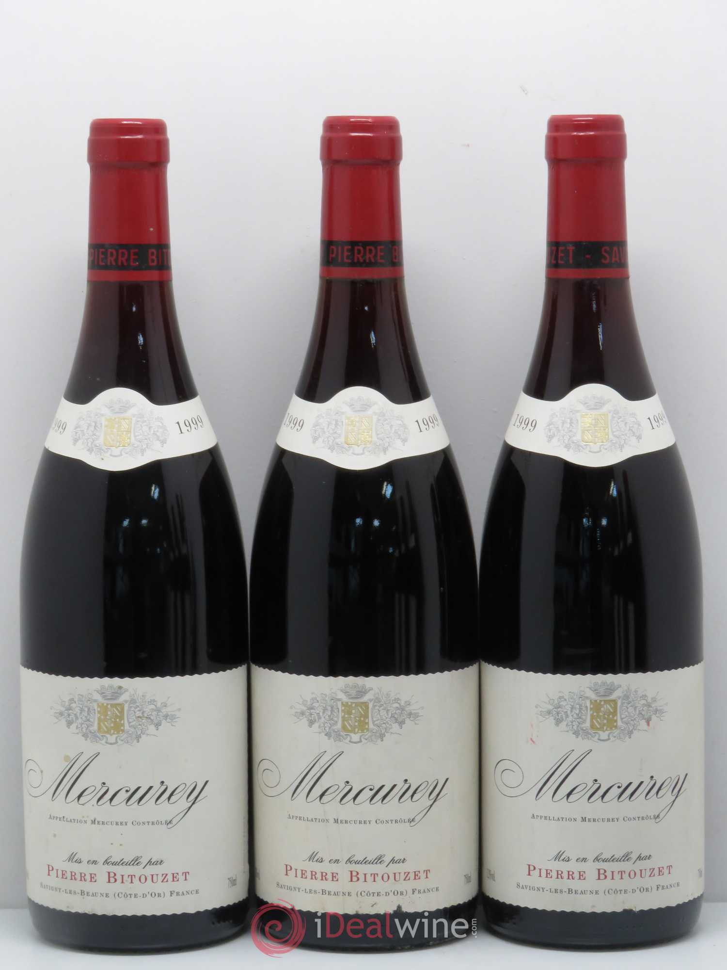 Mercurey Domaine Pierre Bitouzet 1999 - Lot de 6 bouteilles - 1
