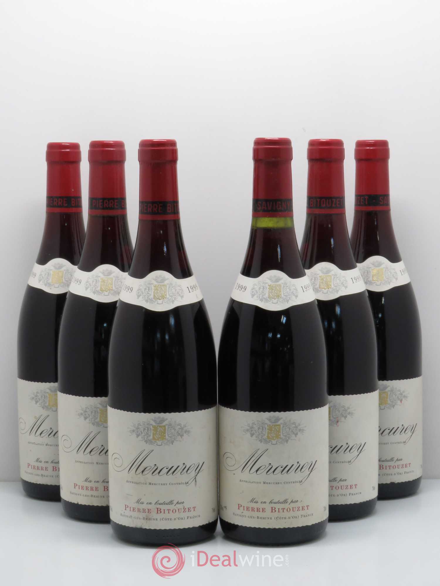 Mercurey Domaine Pierre Bitouzet 1999 - Lot de 6 bouteilles - 0