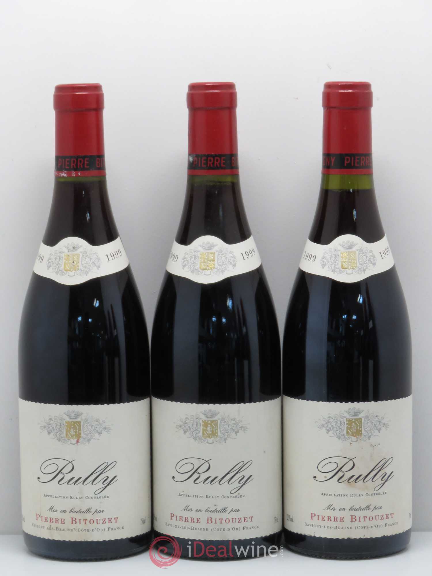 Rully Domaine Pierre Bitouzet 1999 - Lot de 6 bouteilles - 1