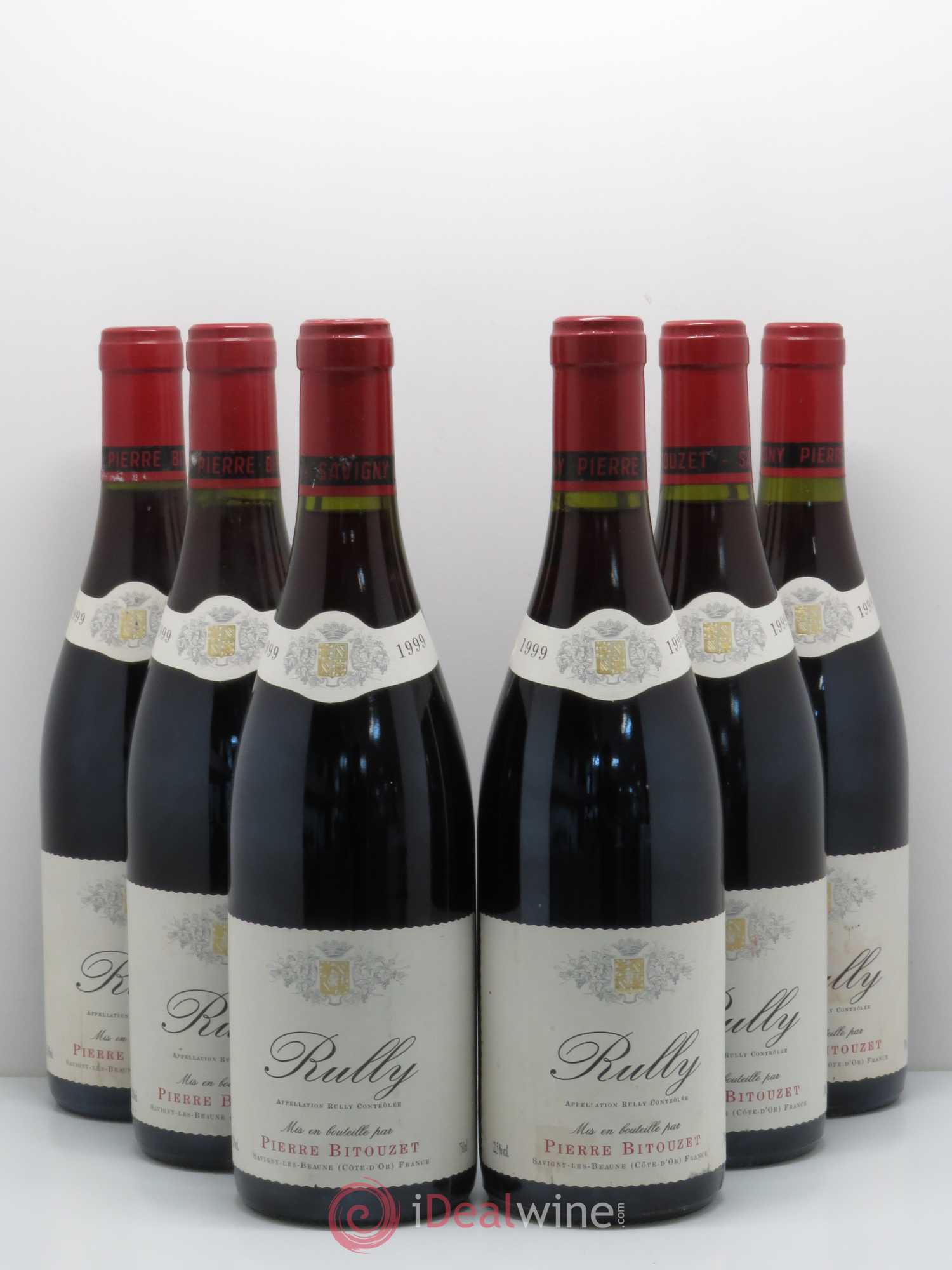 Rully Domaine Pierre Bitouzet 1999 - Lot de 6 bouteilles - 0