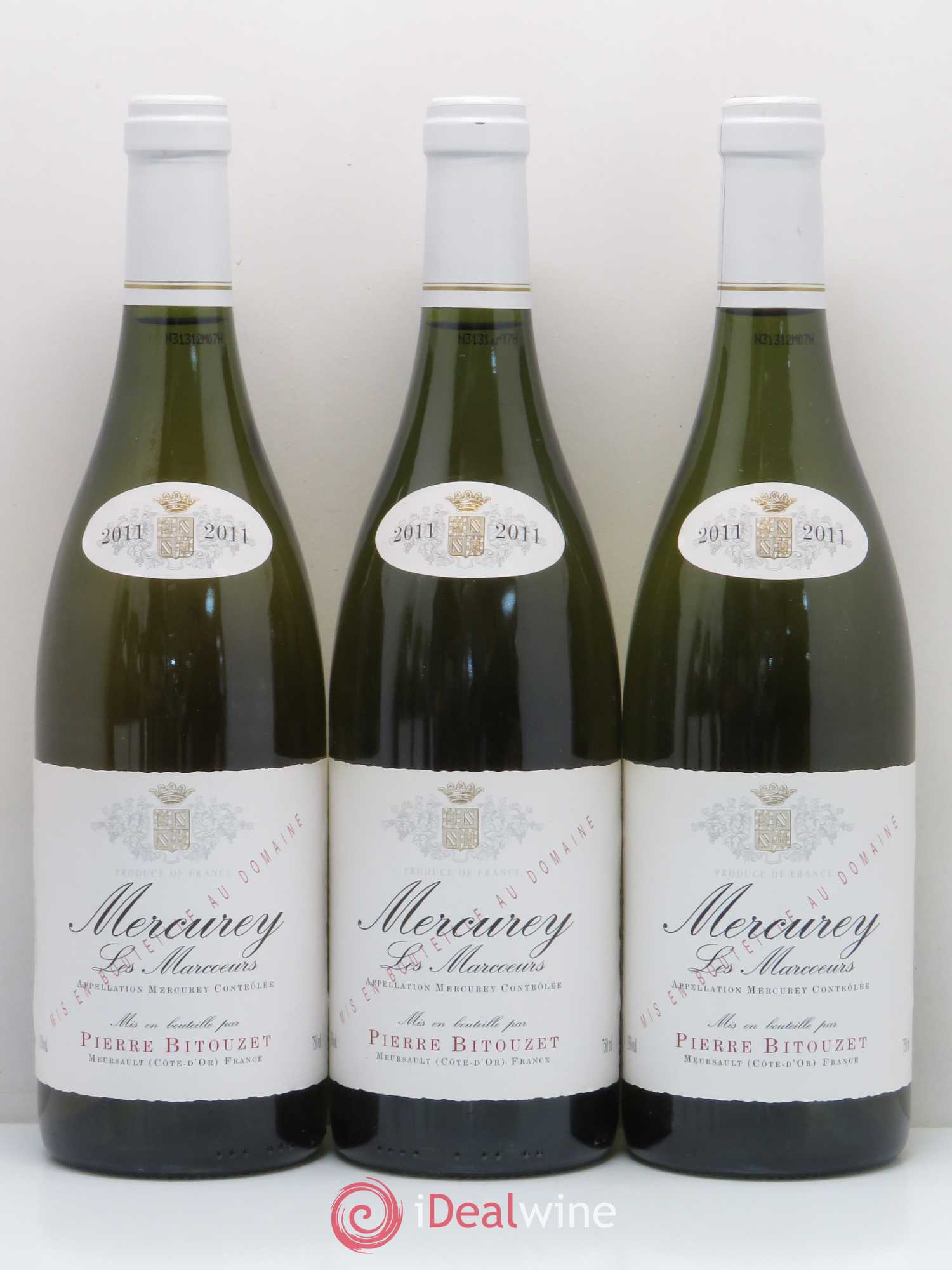 Mercurey Les Marcoeurs Pierre Bitouzet 2011 - Posten von 6 Flaschen - 1