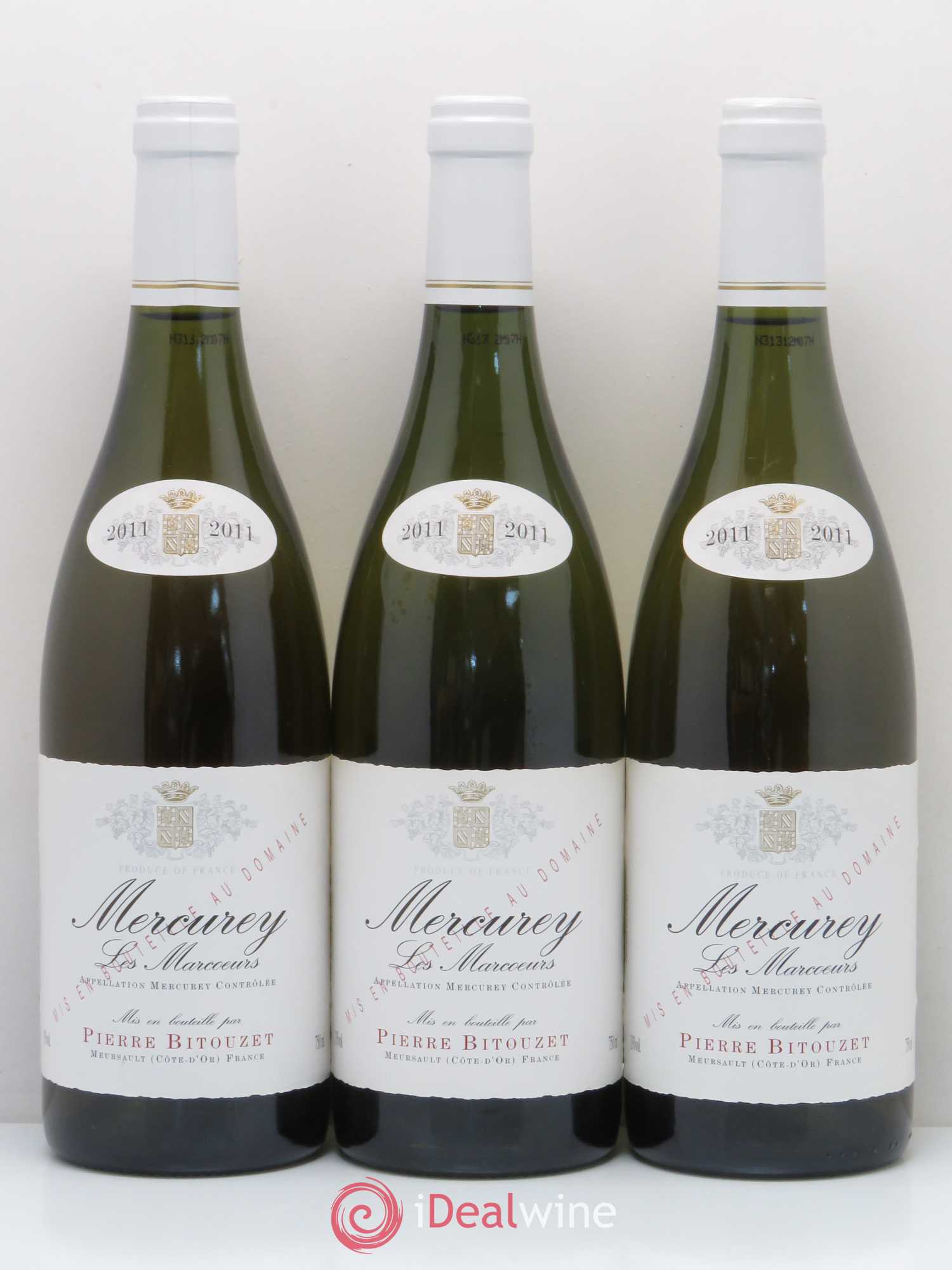 Mercurey Les Marcoeurs Pierre Bitouzet 2011 - Posten von 6 Flaschen - 2