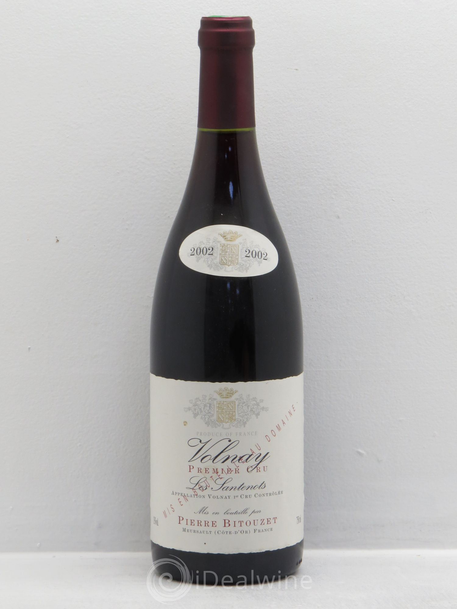 Volnay 1er Cru Bitouzet 2002 - Lot de 6 bouteilles - 0